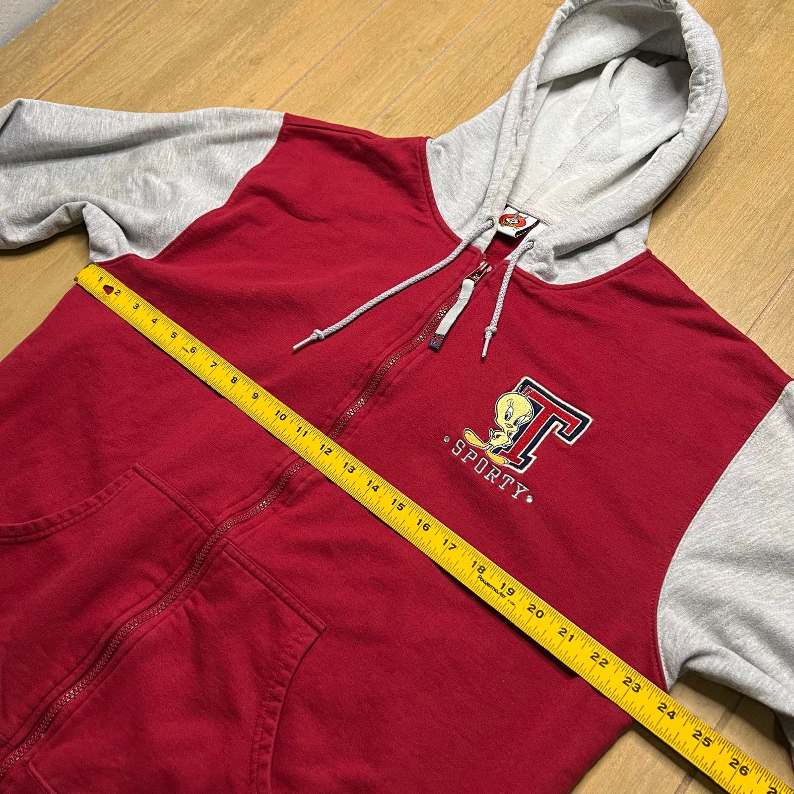 Vintage Vintage Looney Tunes T Sporty Tweety Bird Hoodie Large Y2K Size US L / EU 52-54 / 3 - 7 Thumbnail