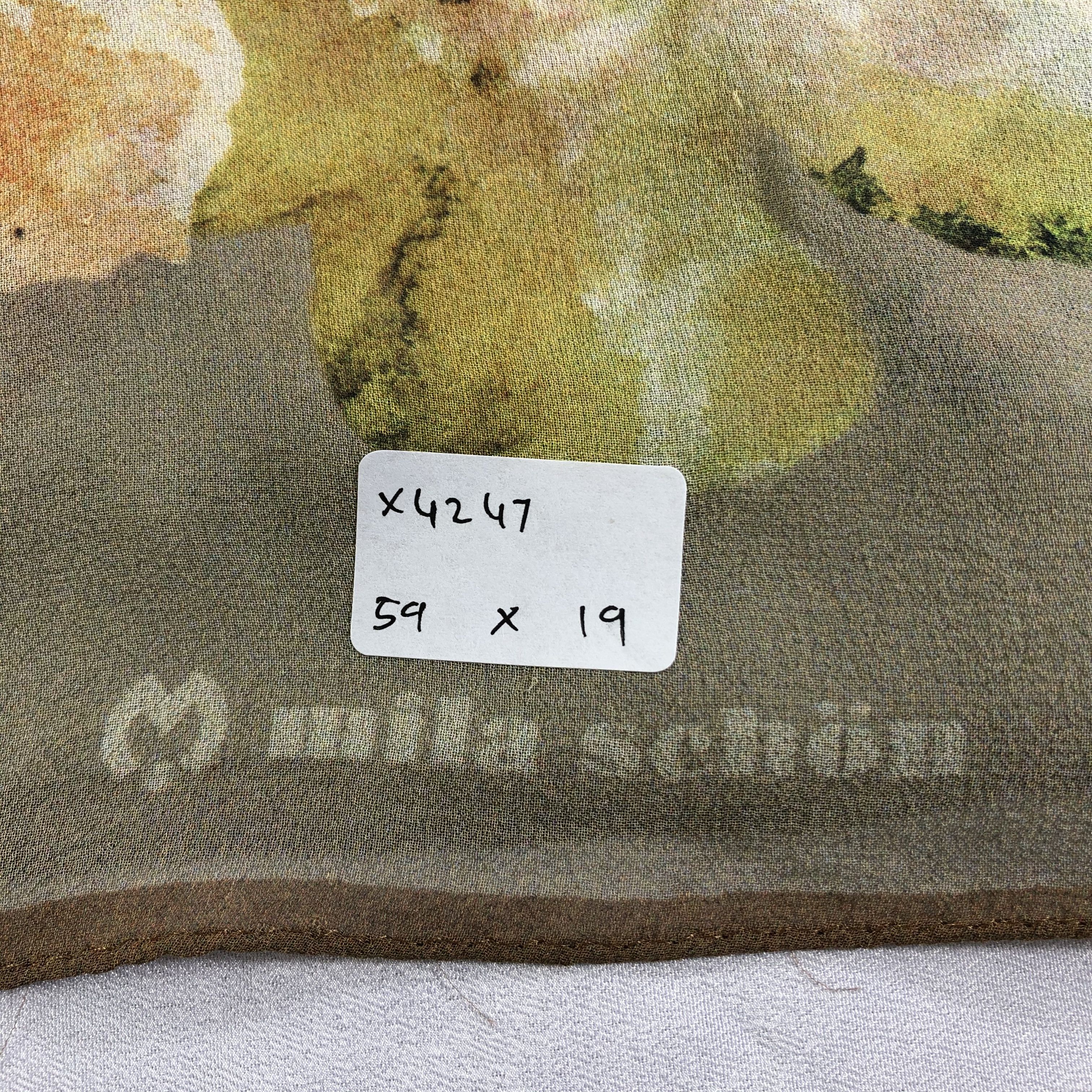 Mila Schon × Vintage Vintage Mila Schon Silk Scarf Size ONE SIZE - 8 Thumbnail