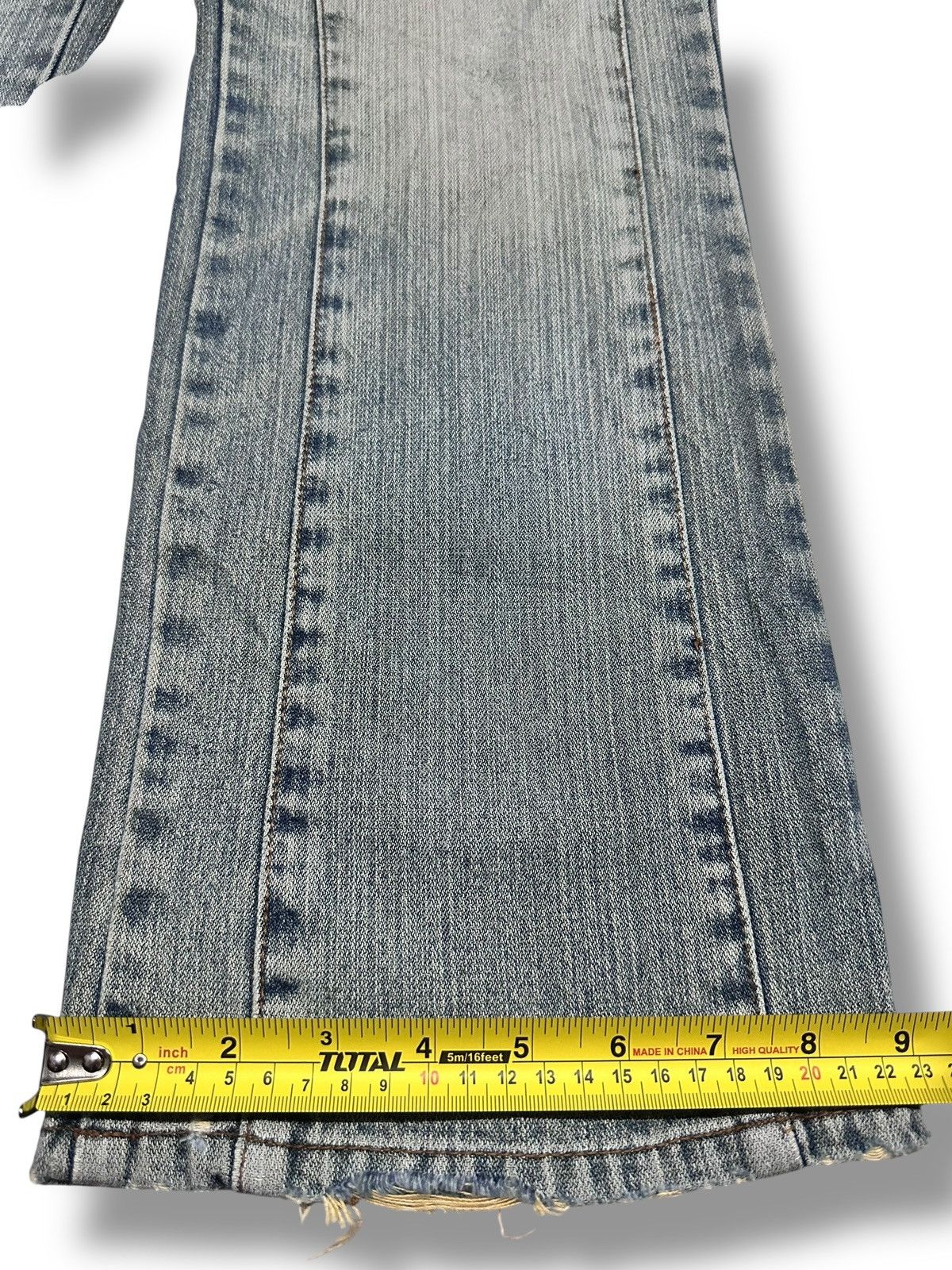 Japanese Brand Flare Japan Jeans Wideleg Loose Style With Faded Wash Size US 32 / EU 48 - 16 Thumbnail