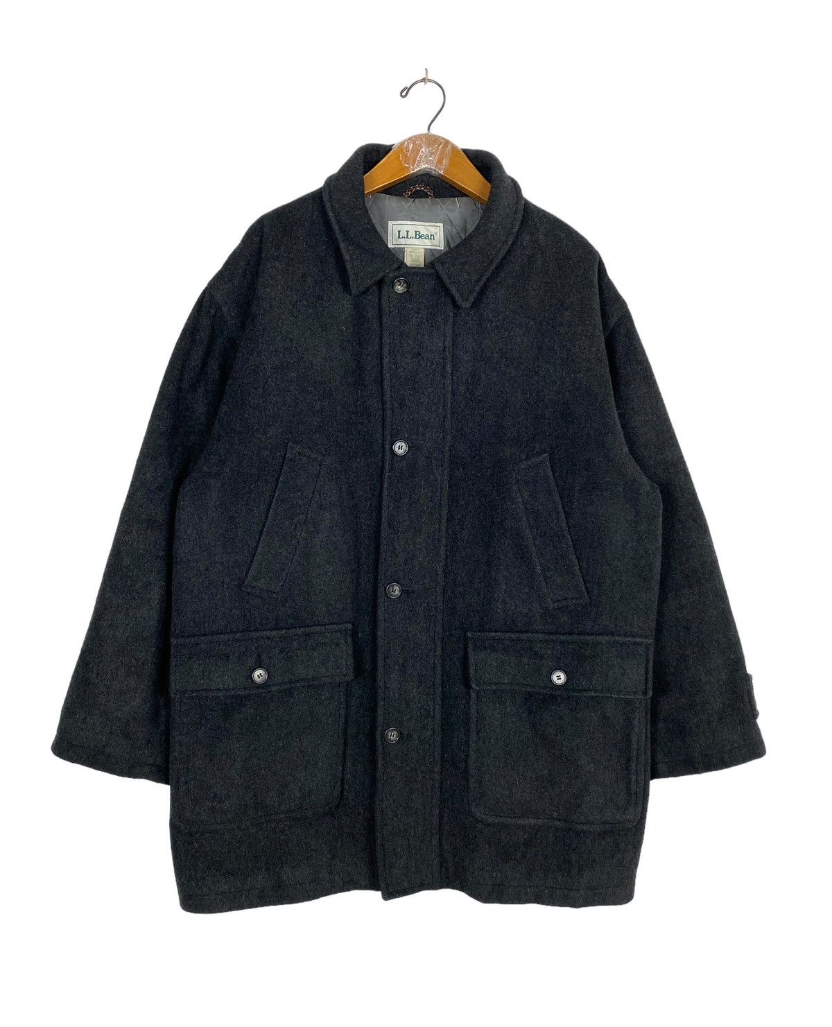 L.L. Bean Rare‼️ Vintage L.L. Bean Outerwear Wool Tweed Hunting Coat Size US L / EU 52-54 / 3 - 1 Thumbnail