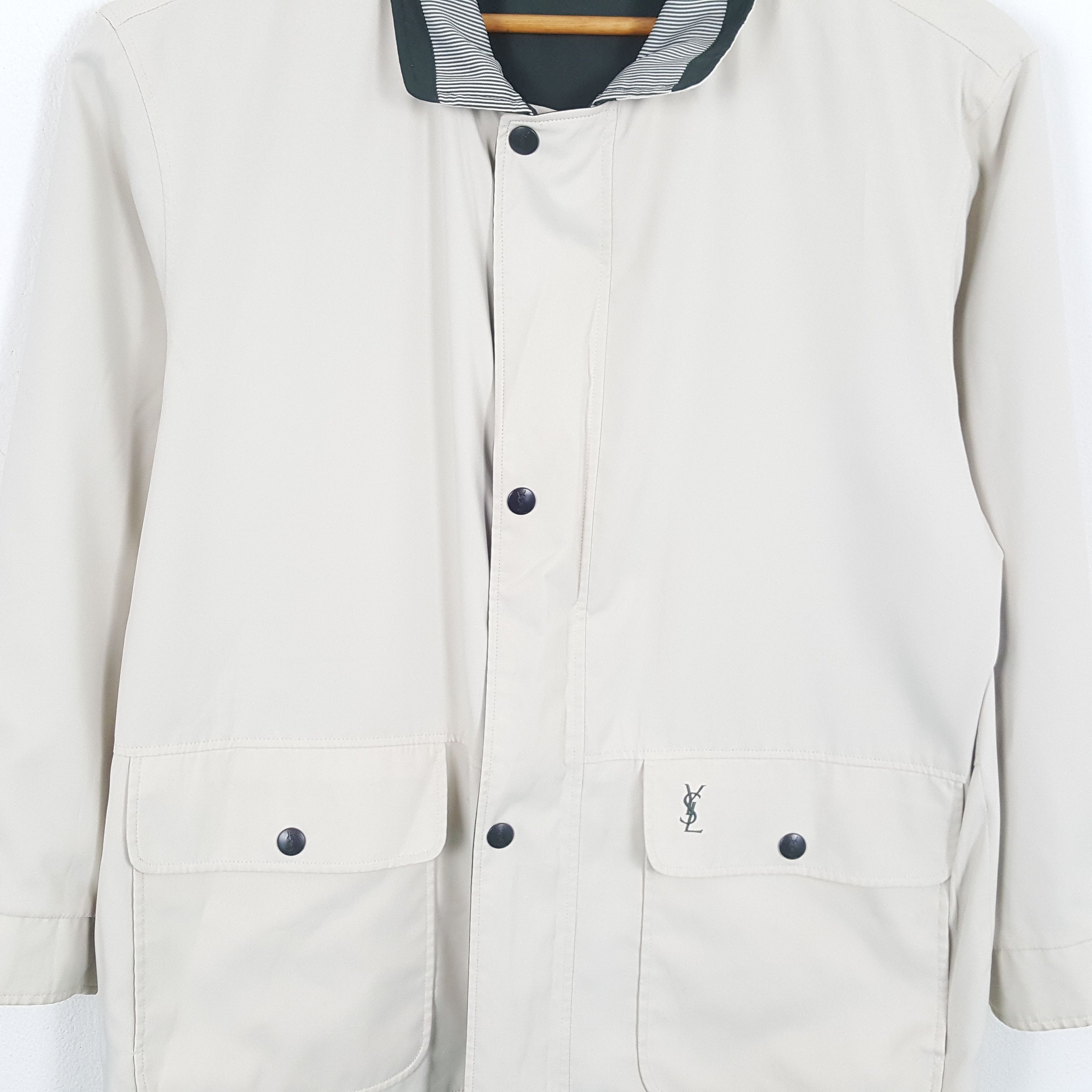 Vintage × Yves Saint Laurent Vintage YVES SAINT LAURENT Italian Brand Reversible Jacket Size US XL / EU 56 / 4 - 5 Thumbnail