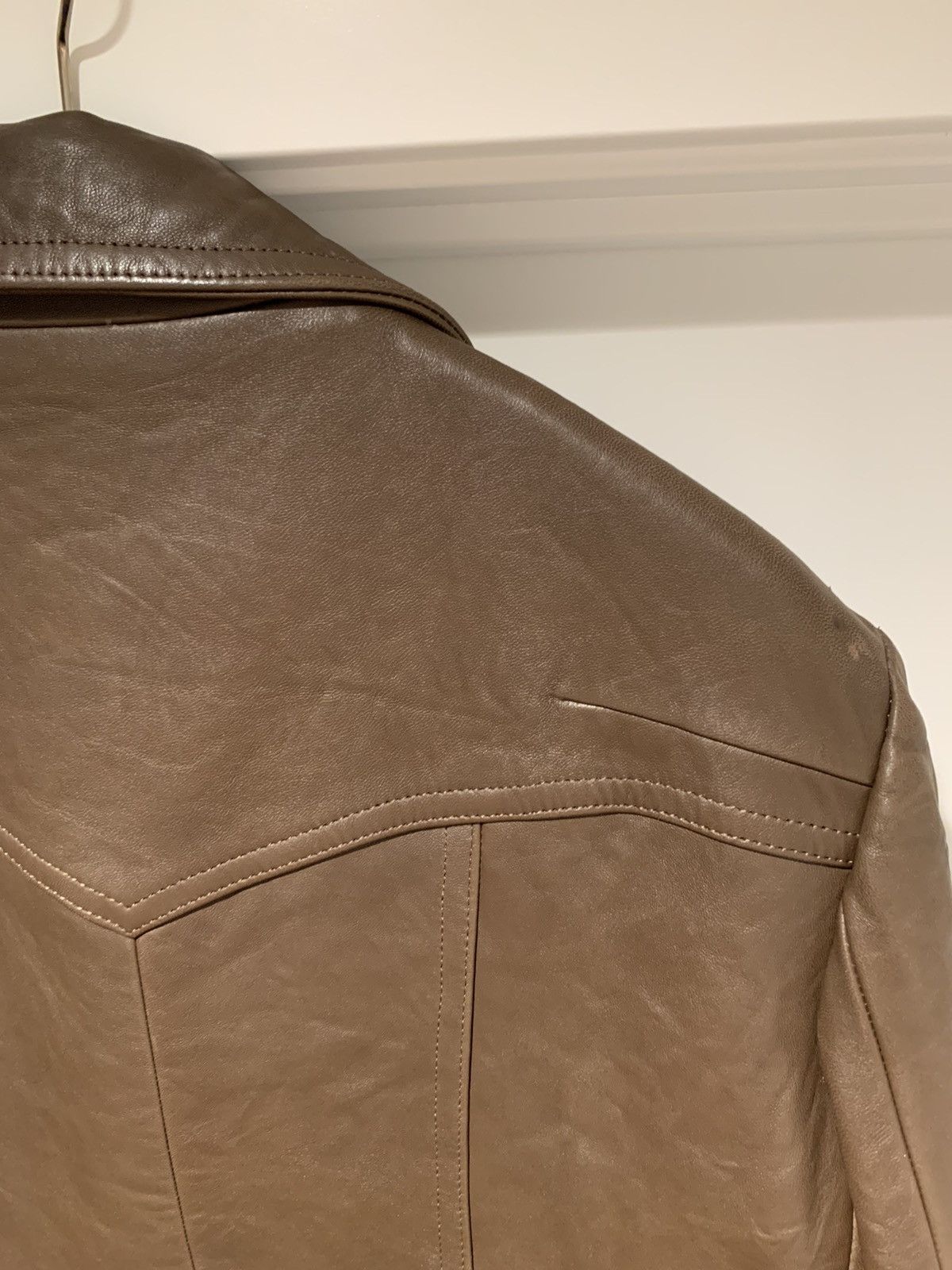 Number (N)ine (Runway) Fw07 “Love God Murder” leather shirt jacket Size US M / EU 48-50 / 2 - 9 Thumbnail