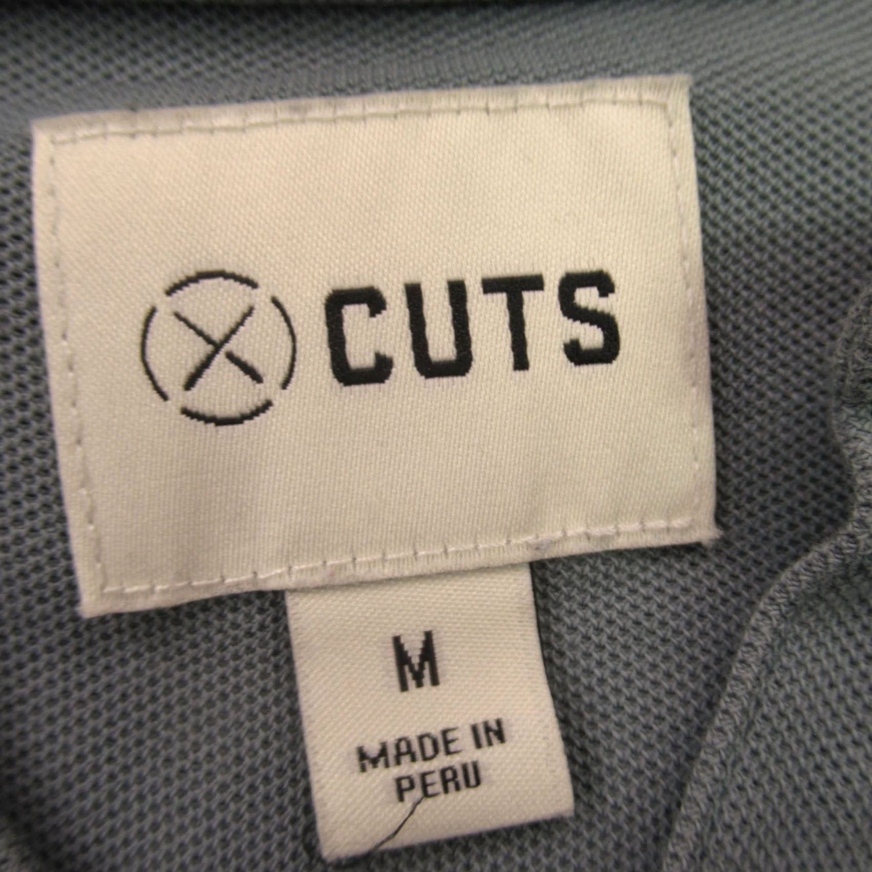 Cuts Cuts Shirt Mens Medium Short Sleeve Gray Lightweight Golf Polo Casual Size US M / EU 48-50 / 2 - 3 Thumbnail