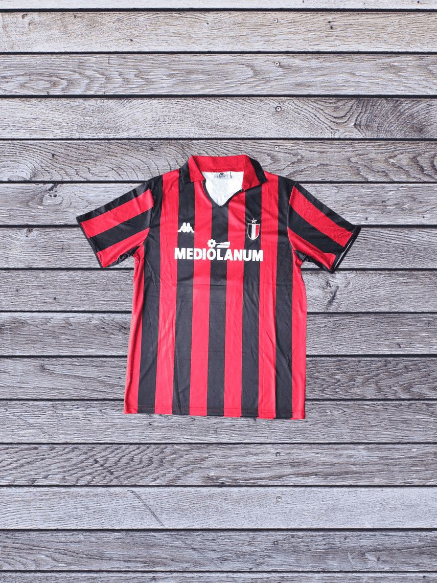 Kappa Kappa AC Milan 1988-1989 home jersey Size US L / EU 52-54 / 3 - 2 Thumbnail