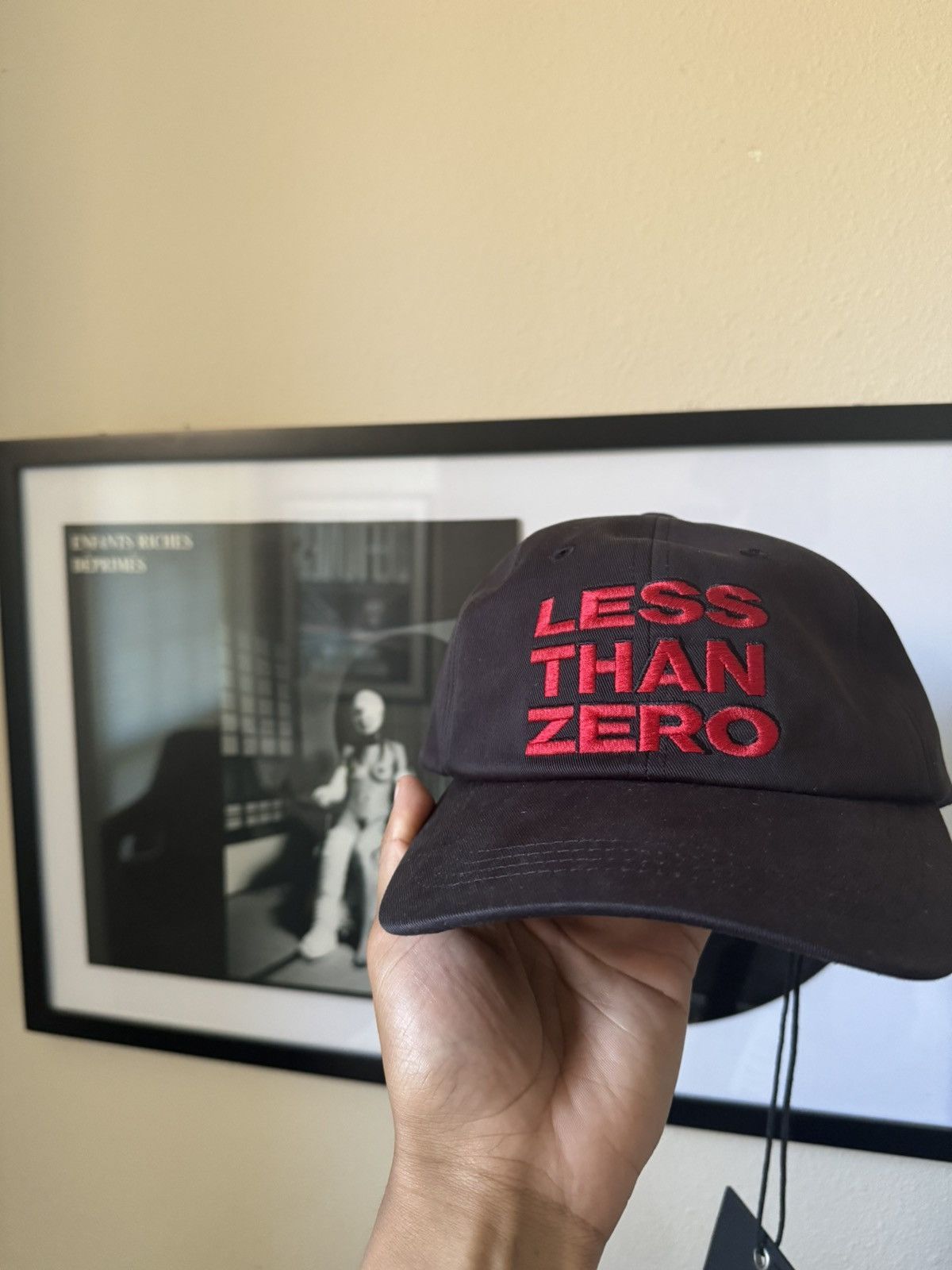 Enfants Riches Deprimes Embroidered Less Than Zero Hat