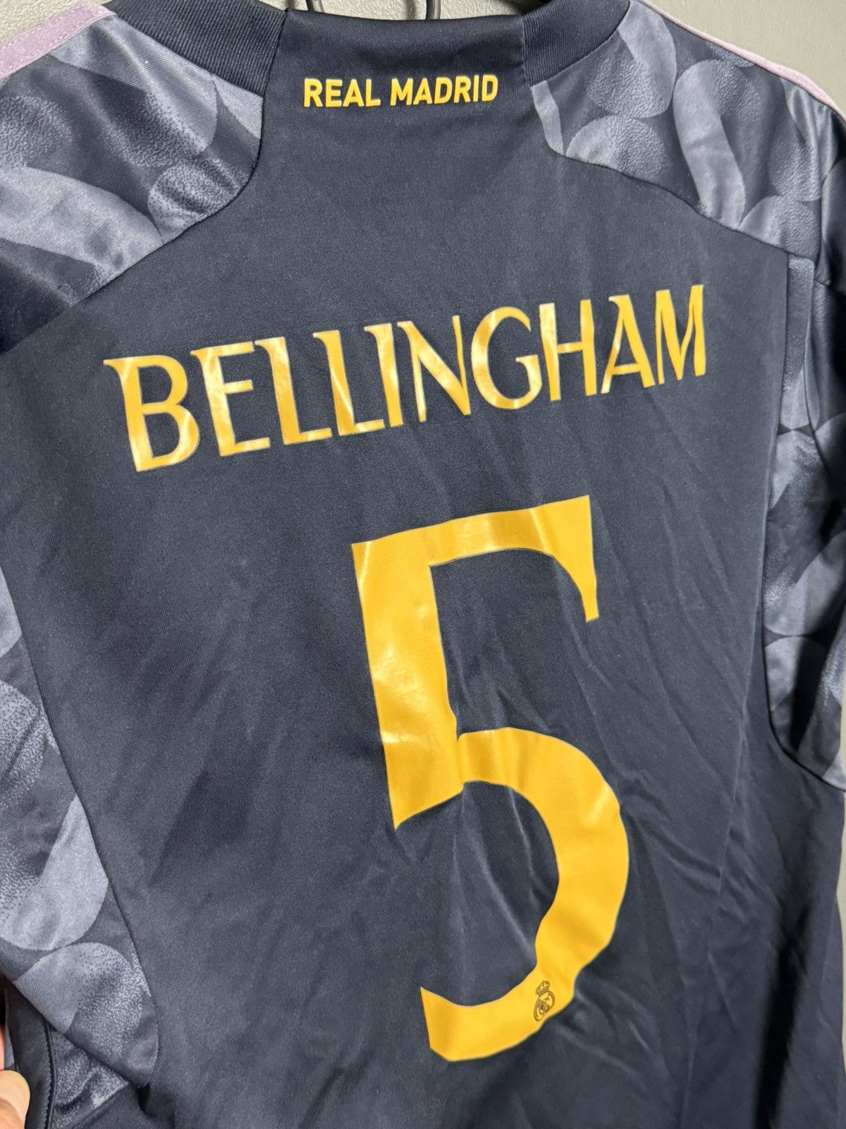 Adidas KIDS Real Madrid 23/24 Away Bellingham Football Jersey Size US XS / EU 42 / 0 - 3 Thumbnail