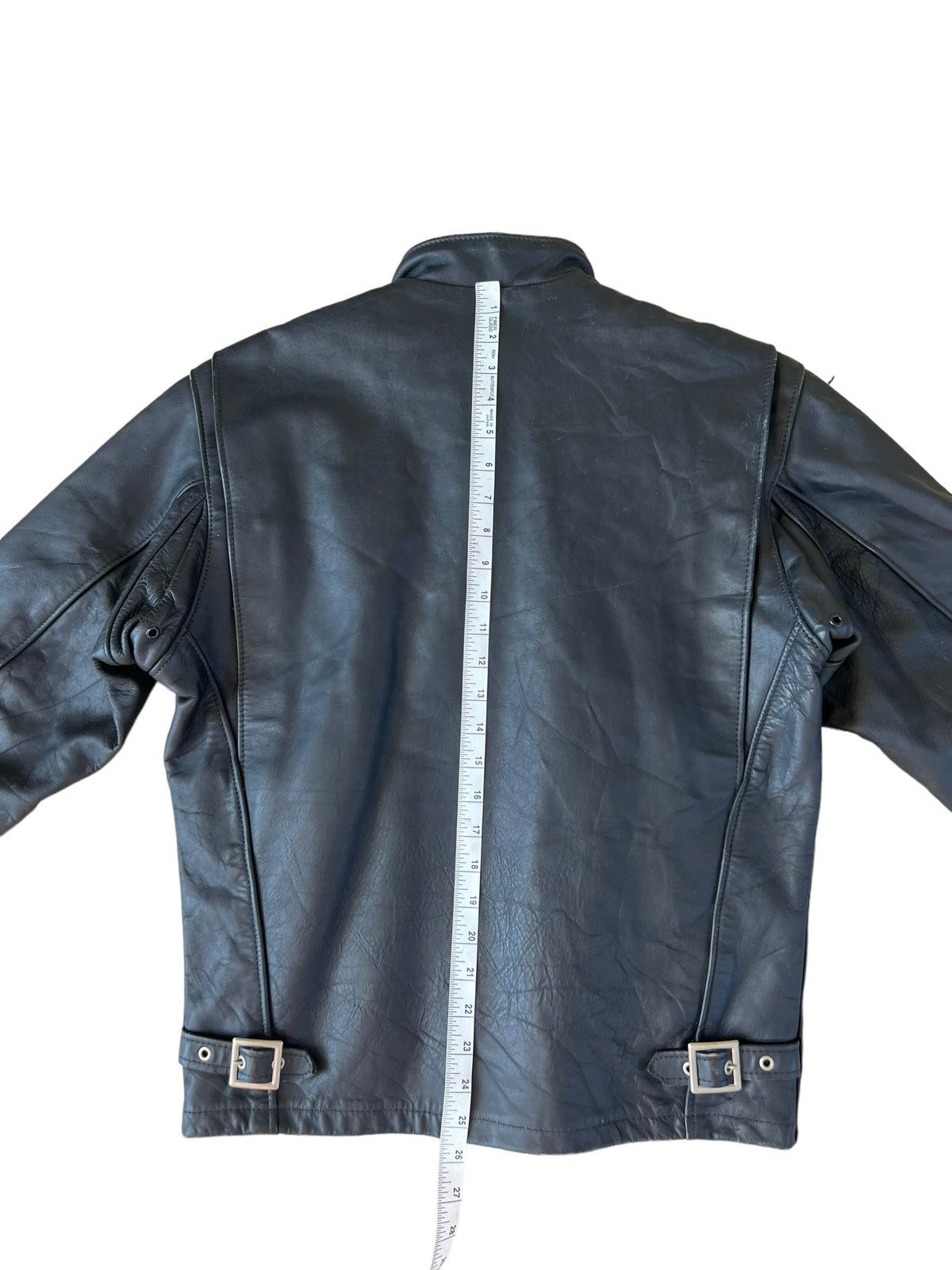 Schott Vintage Schott N.Y.C. Lined Black Leather Cafe Racer Jacket Size US M / EU 48-50 / 2 - 5 Thumbnail