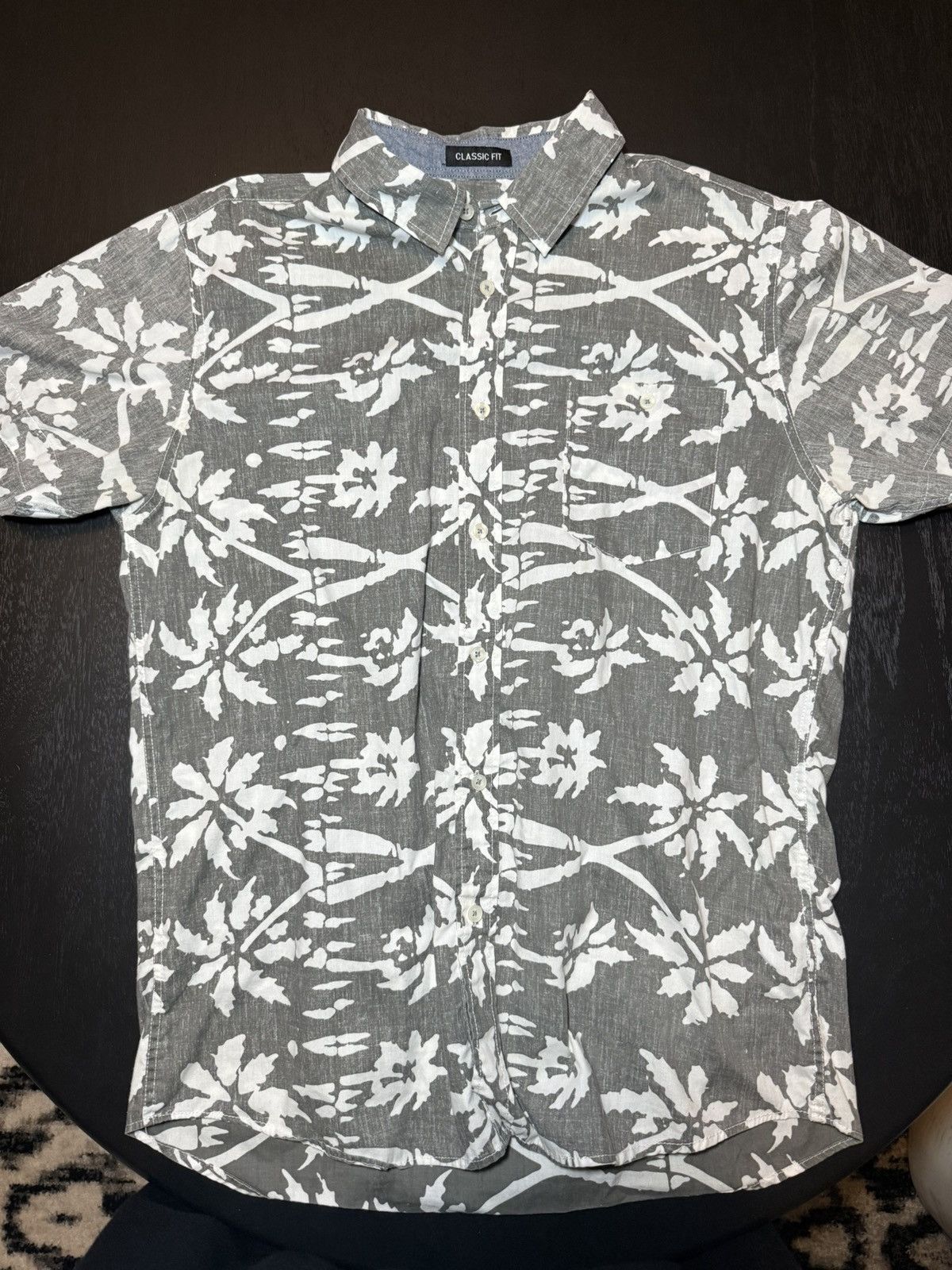 Carbon Grey and white Carbon button up shirt Size US M / EU 48-50 / 2 - 1 Thumbnail