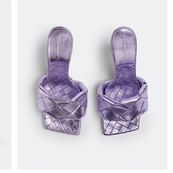 Bottega Veneta o1loc1c0824 608854 Lido Mule in Lilac Size US 6 / IT 36 - 6 Thumbnail
