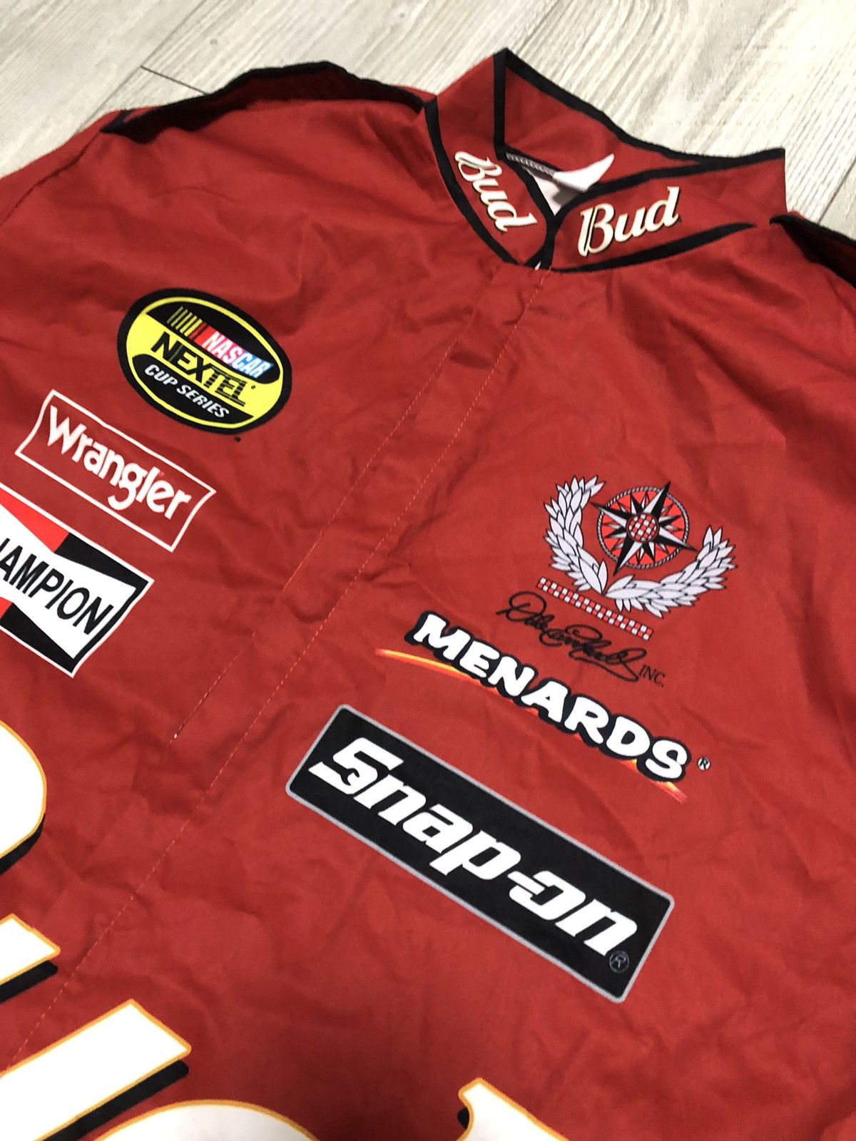 Other Vintage Y2K NASCAR Bud The Outlaw Racing jacket Size US XL / EU 56 / 4 - 3 Thumbnail