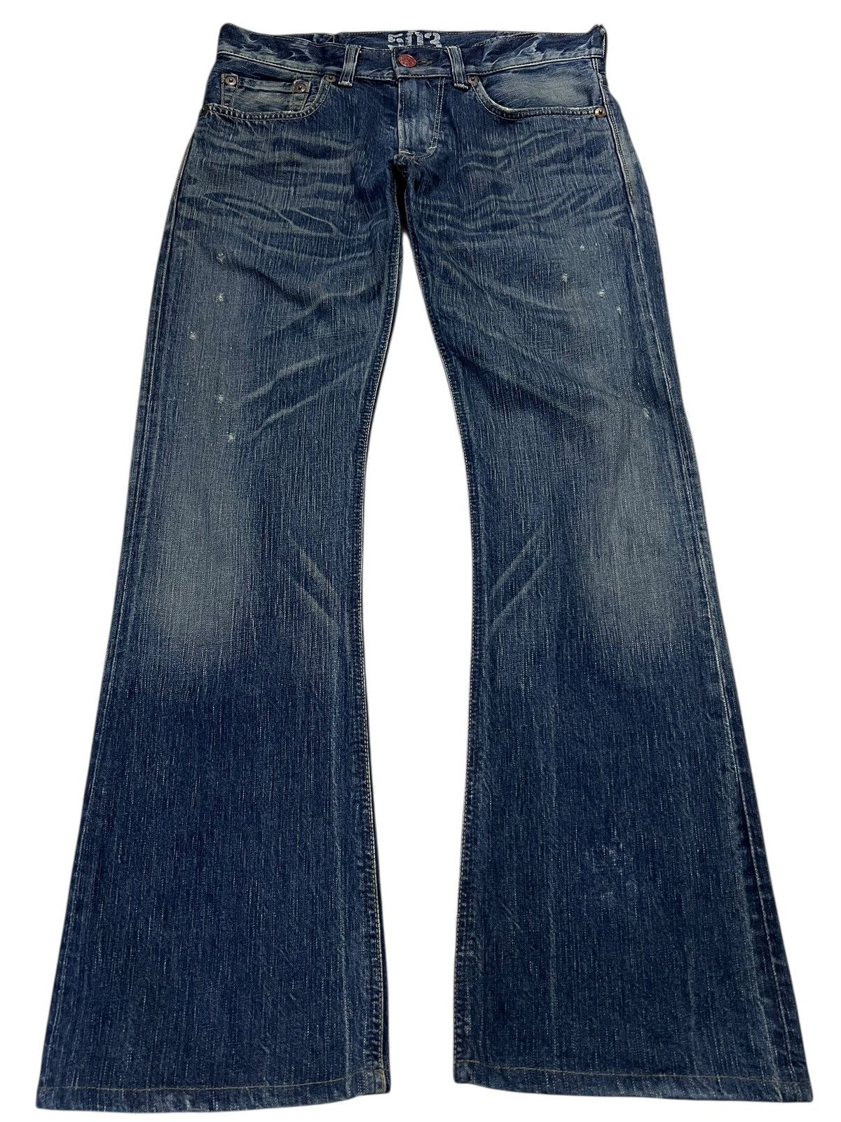 Kapital EDWIN 503 BLUE TRIP MUD WASH BOOTCUT JEANS Size US 32 / EU 48 - 1 Thumbnail