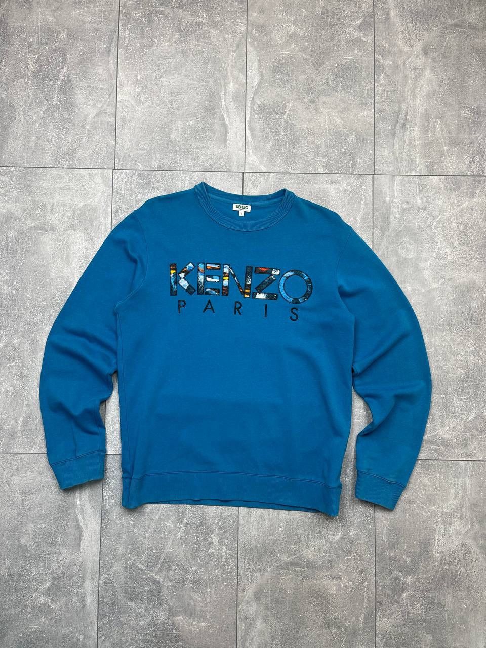 Kenzo Kenzo Paris Blue Big Logo Women Sweatshirt Size US S / EU 44-46 / 1 - 2 Thumbnail