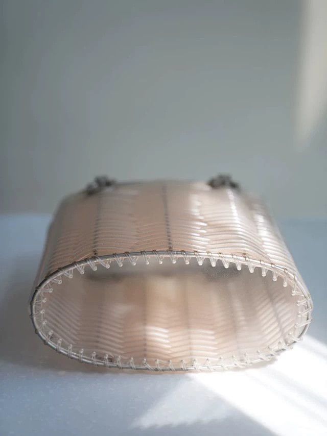 Fendi Ferragamo Vintage Aluminum Woven Basket Bag Silver Size ONE SIZE - 5 Thumbnail