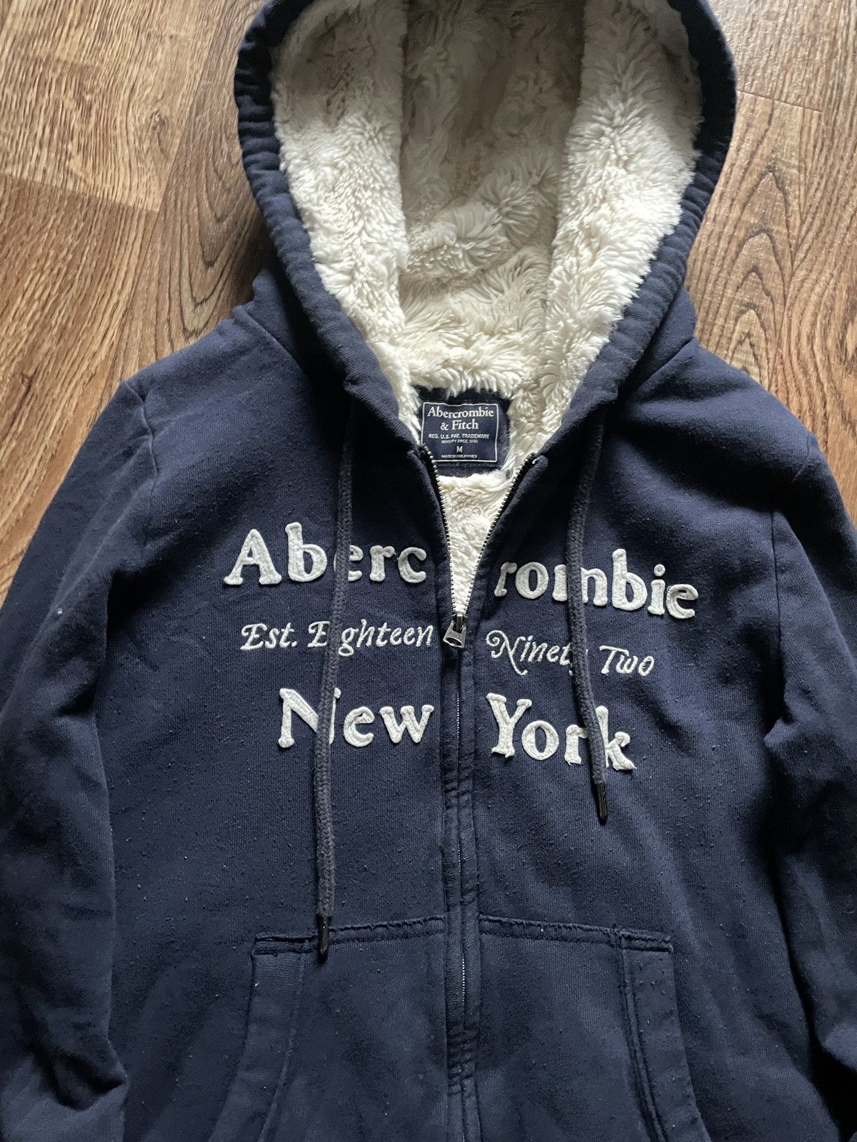 Abercrombie & Fitch Y2K Abercrombie & Fitch Fur Hoodie Lgb Style Size M / US 6-8 / IT 42-44 - 3 Thumbnail