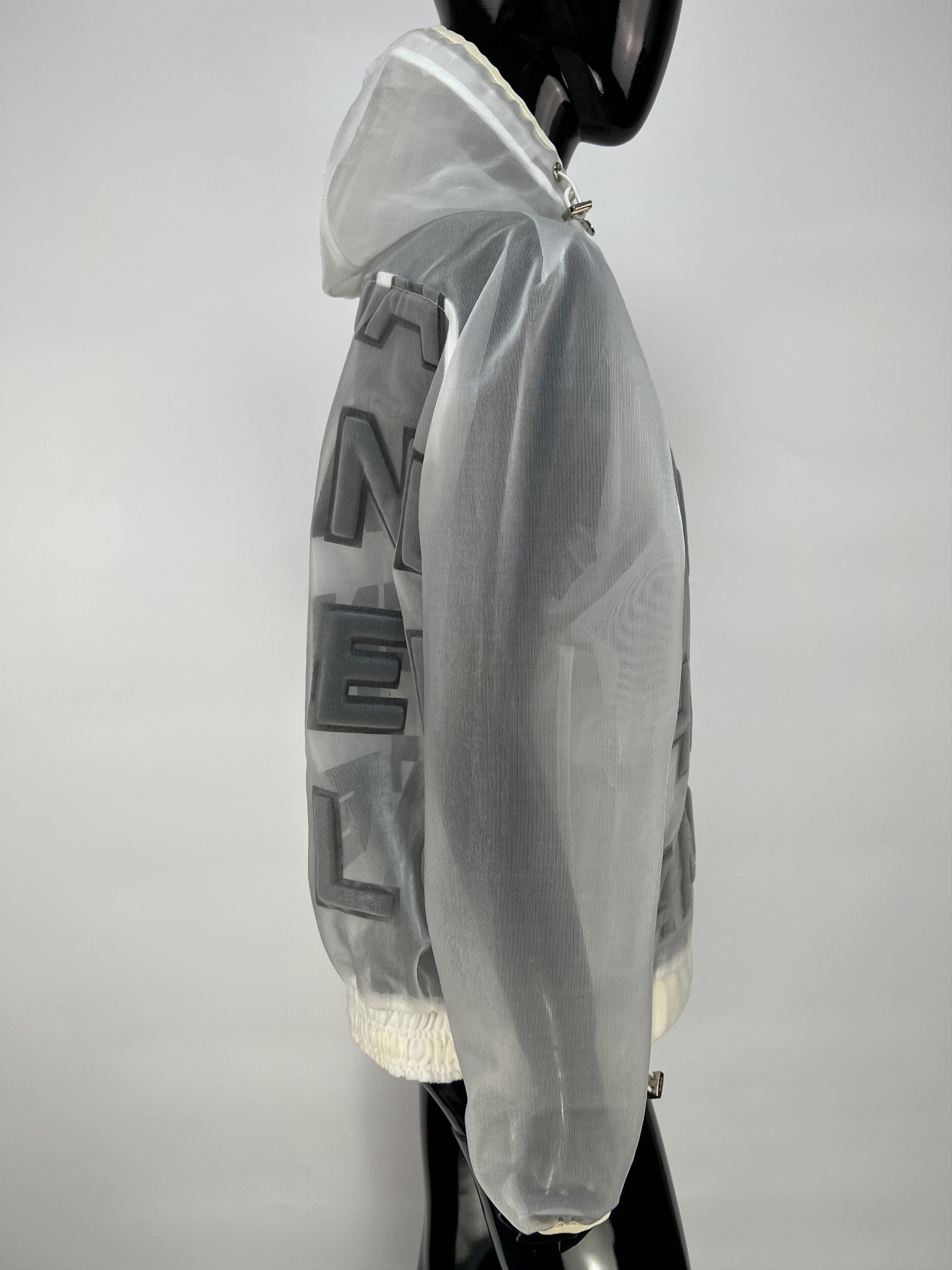 Chanel Chanel Logo Nylon Full Zip Hooded Jacket Size 36 Size XS / US 0-2 / IT 36-38 - 2 Thumbnail