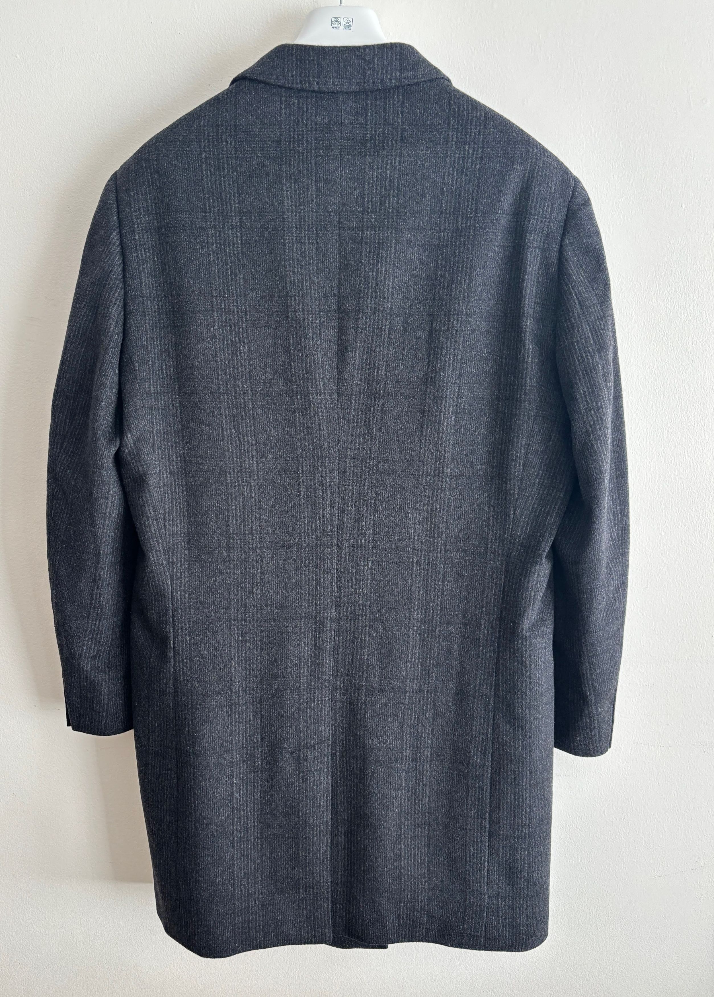 Colombo John W. Nordstrom Grey Check Colombo Cashmere Overcoat - 44 Size US L / EU 52-54 / 3 - 10 Thumbnail