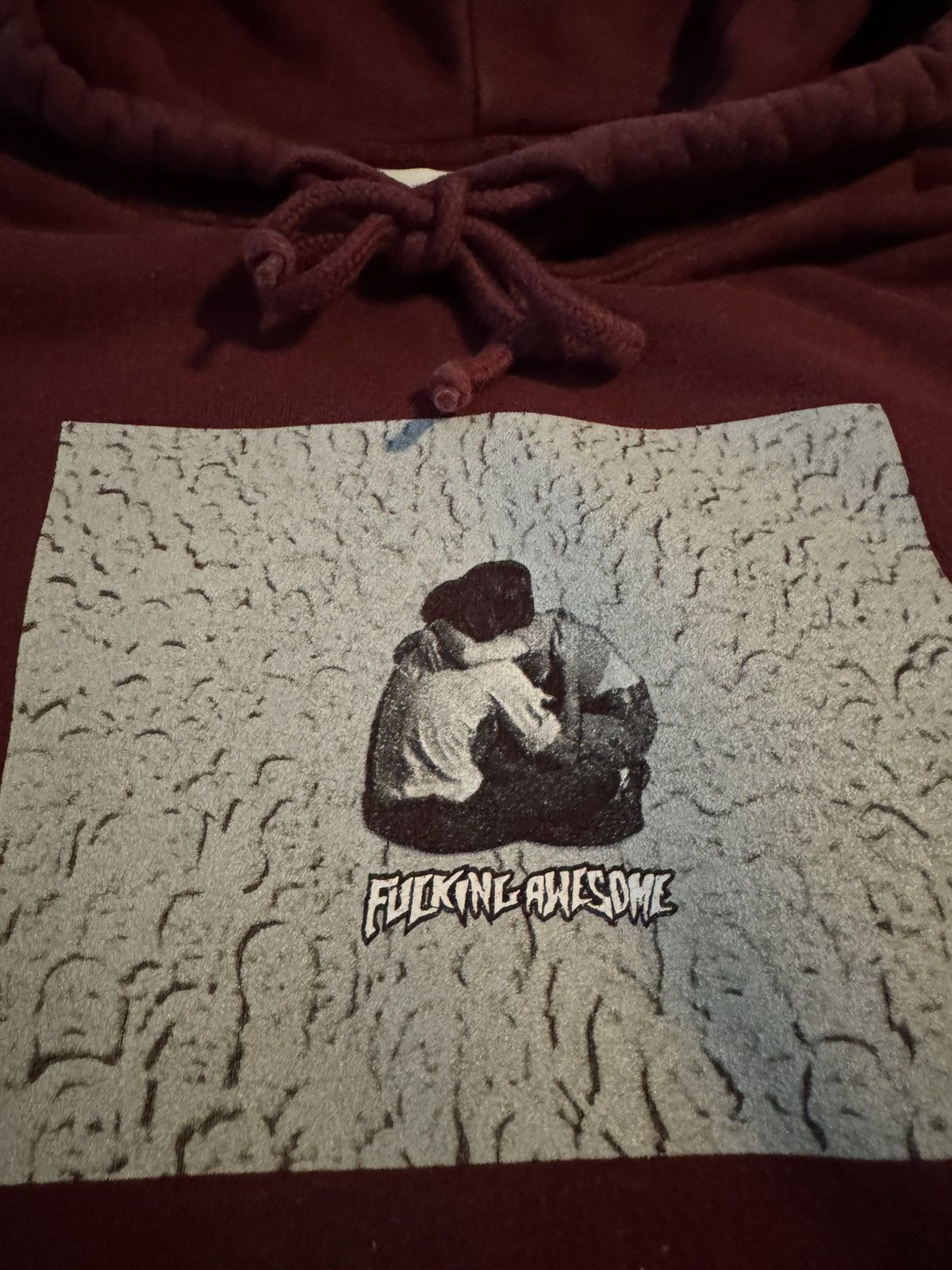Fucking Awesome Burgundy Fucking Awesome Hoodie Size US M / EU 48-50 / 2 - 2 Thumbnail