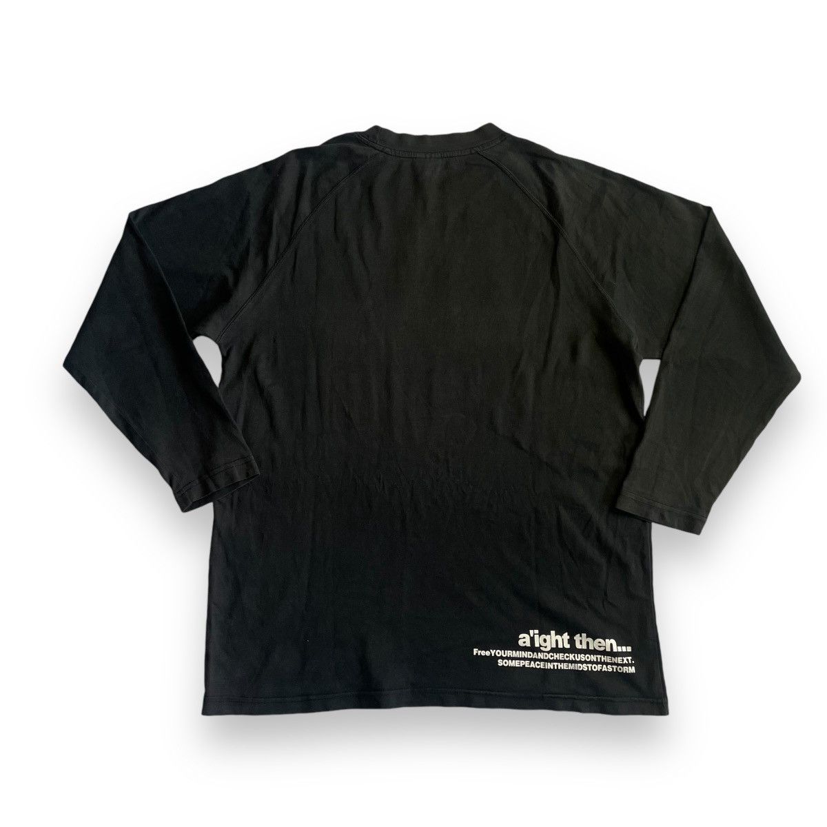 If Six Was Nine 🇯🇵 Y2K EMISSION WORDING LONG SLEEVE TSHIRT Size US M / EU 48-50 / 2 - 2 Thumbnail