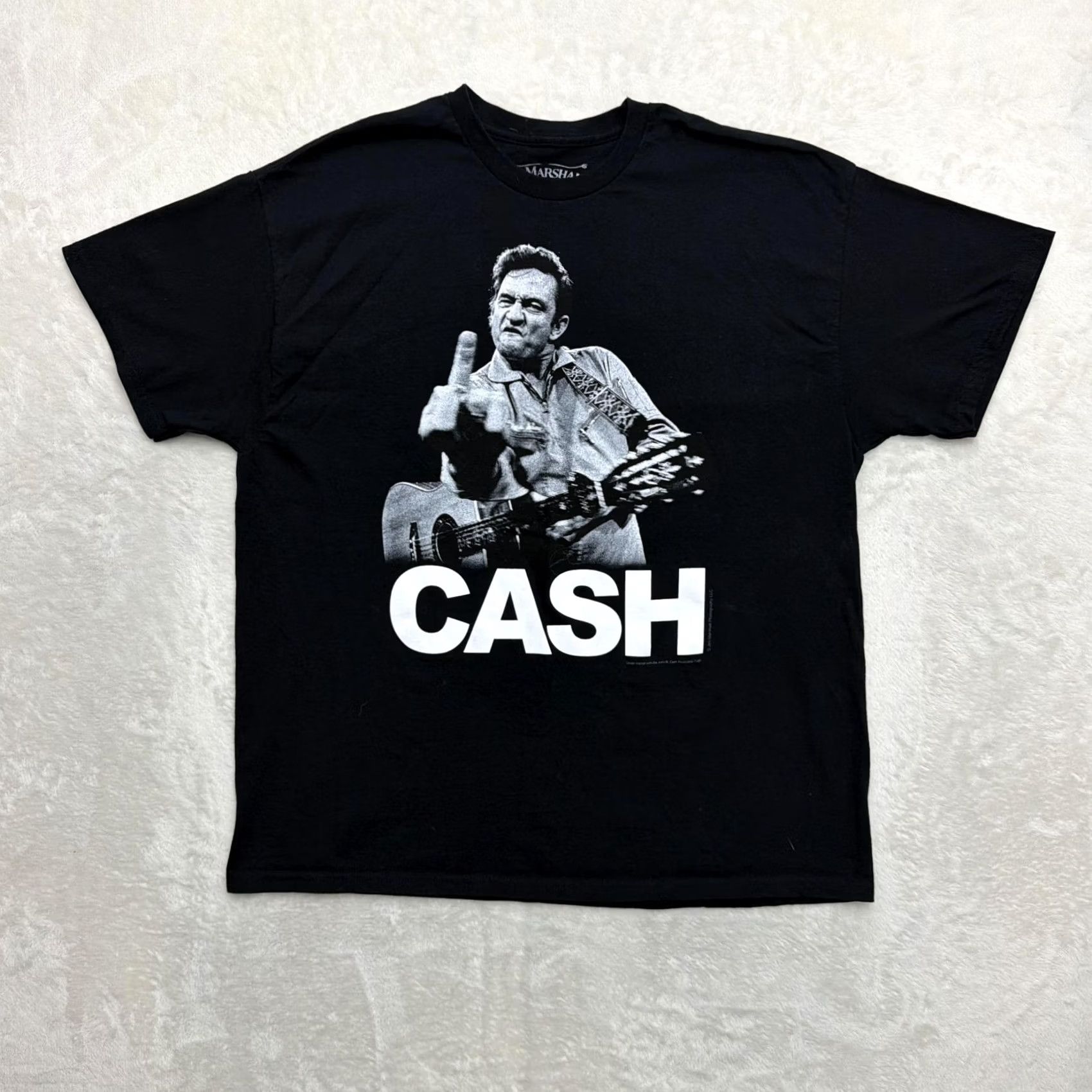 Vintage Jim Marshall Clothing Cash Shirt Mens XL Black Graphic Print Tee Music Shirt Size US XL / EU 56 / 4 - 2 Thumbnail
