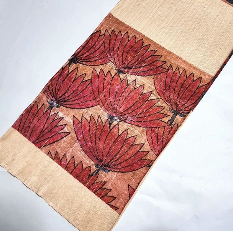 Pleats Please Issey Miyake Issey Miyake size:3 Yellow folk painting dress Size M / US 6-8 / IT 42-44 - 4 Thumbnail