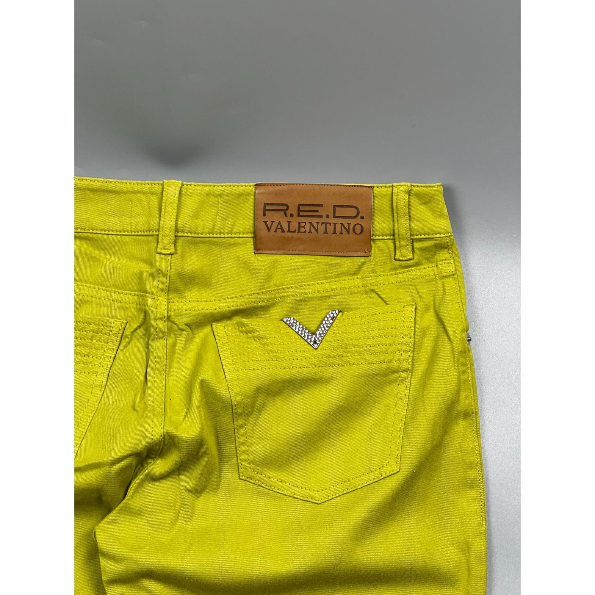 RED Valentino R.E.D. Valentino Green Bootcut Pants (Y0884) Size 30" / US 8 / IT 44 - 11 Thumbnail