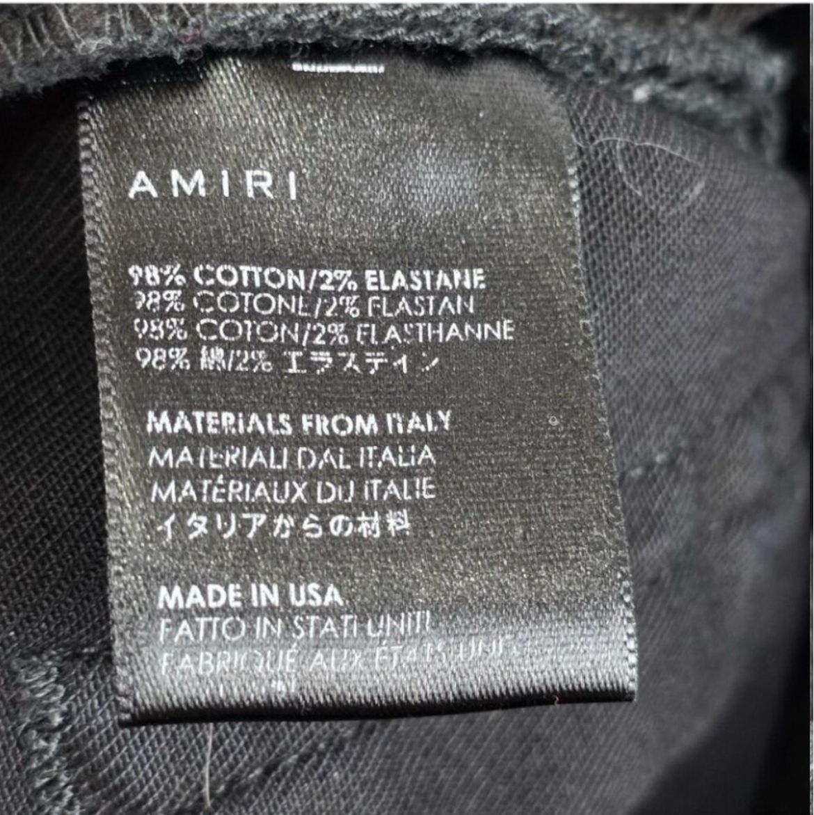 Amiri Authentic AMIRI Black Slim Stretch Jeans RiRi Zip Size 32 Size US 32 / EU 48 - 6 Thumbnail