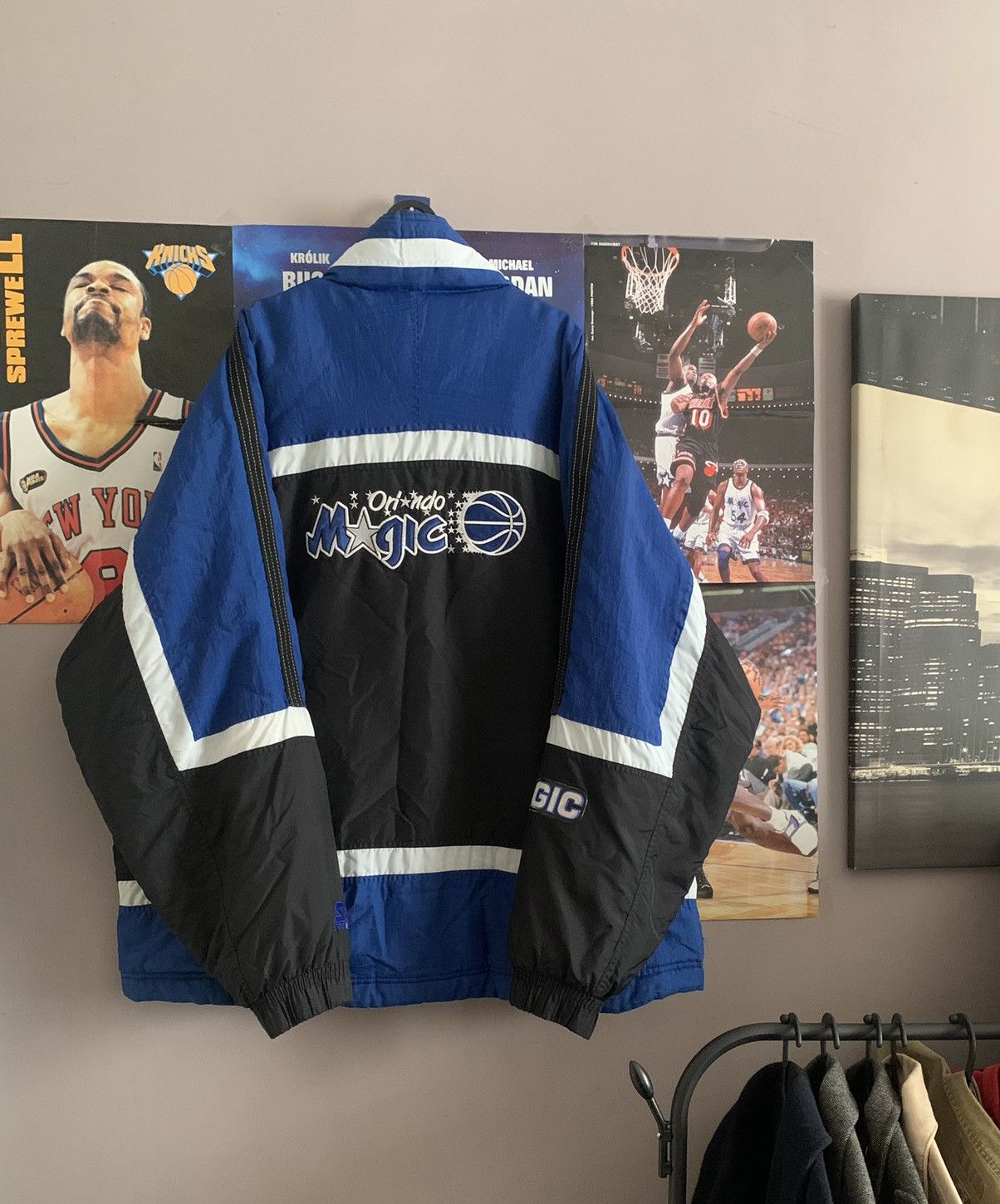 NBA × Starter × Vintage 90s Vintage NBA Starter Orlando Magic Light Jacket Size US XL / EU 56 / 4 - 8 Thumbnail