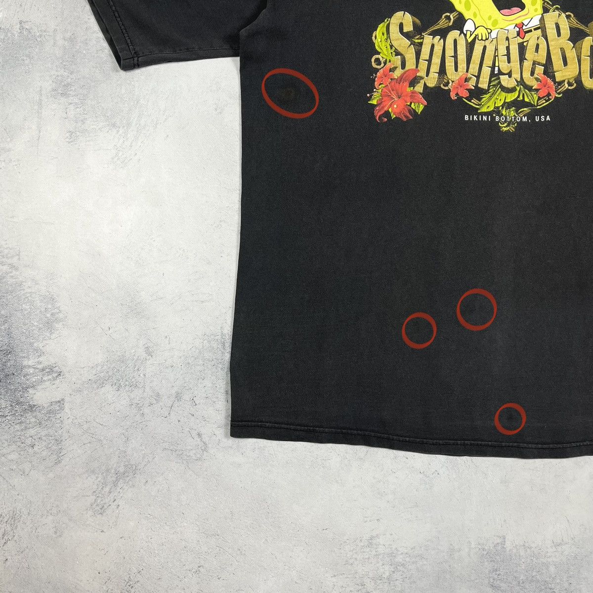 Cartoon Network Vintage Sponge Bob y2k Nickelodeon cartoon T Shirt 2000’s Size US XXL / EU 58 / 5 - 5 Thumbnail
