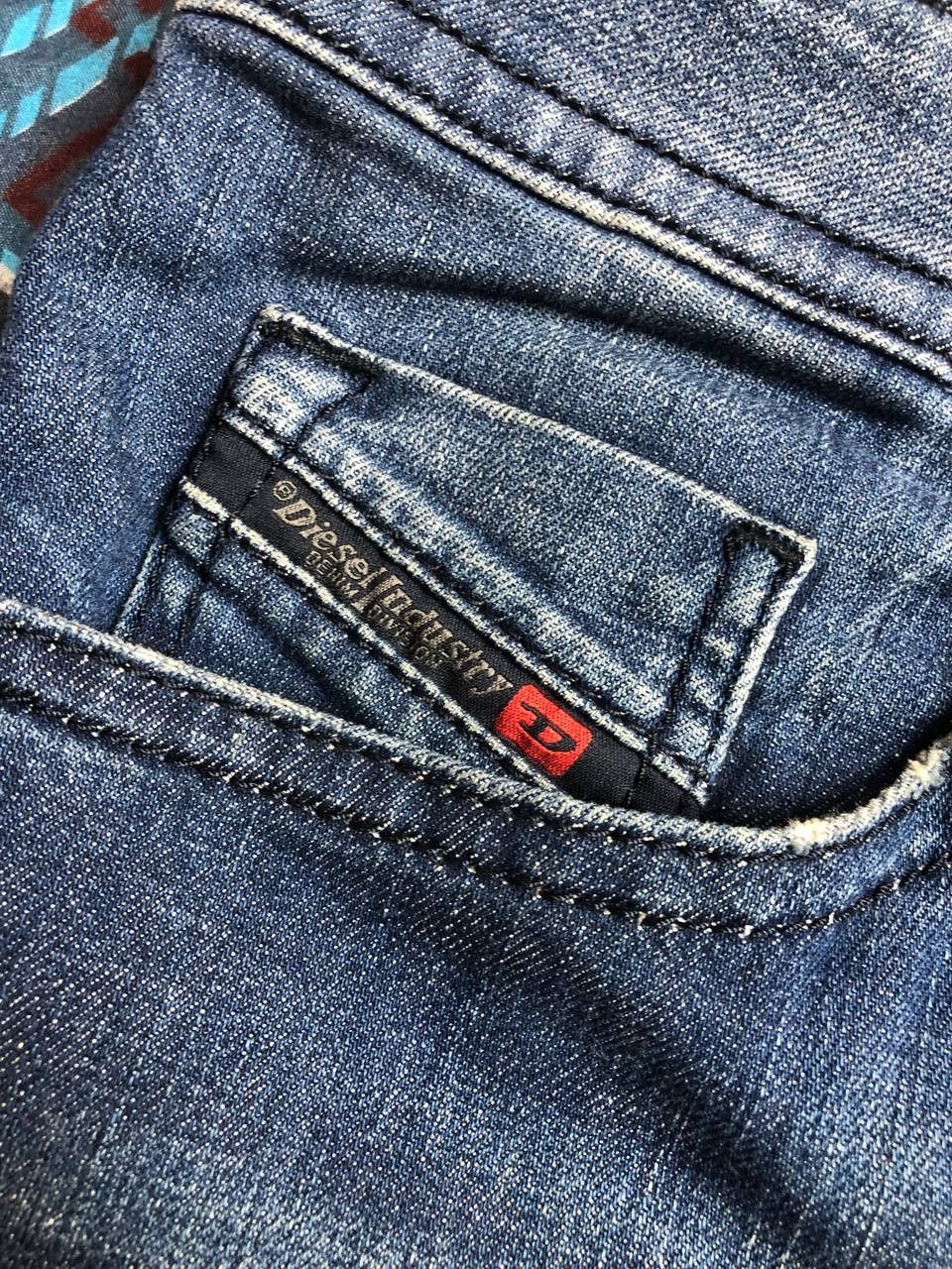 Diesel × Vintage Vintage Diesel Y2K distressed Flare denim pants Size US 34 / EU 50 - 15 Thumbnail