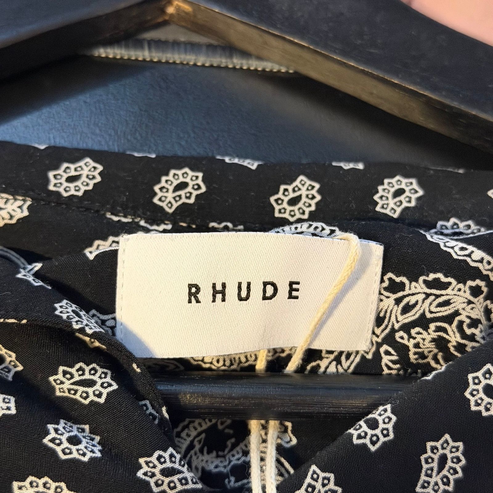 Rhude Rhude Cross Bandana Button Up Shirt Size US L / EU 52-54 / 3 - 3 Thumbnail