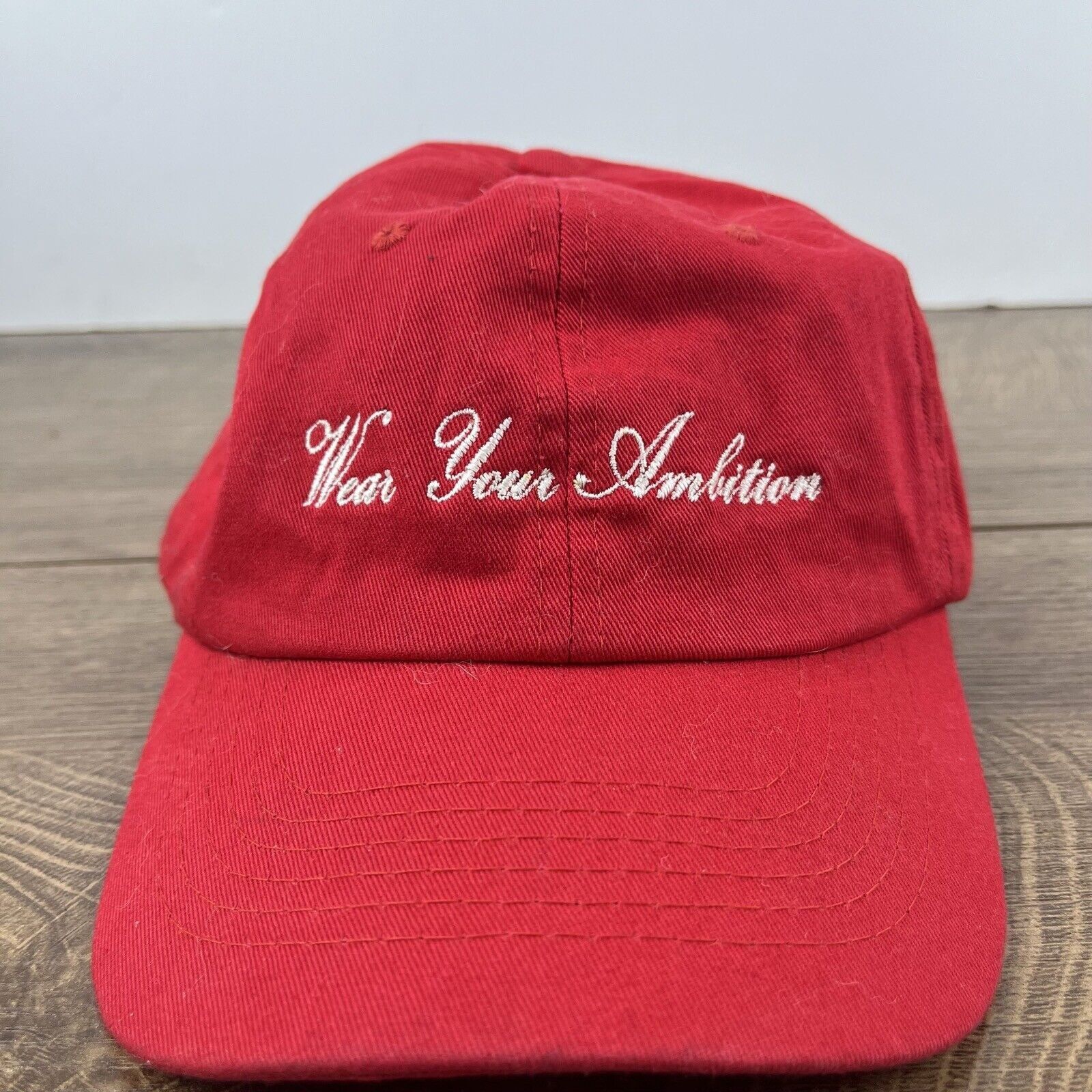 Other Wear Your Ambition Hat Ambition Hat Red Hat Adjustable Hat R Size ONE SIZE - 3 Thumbnail
