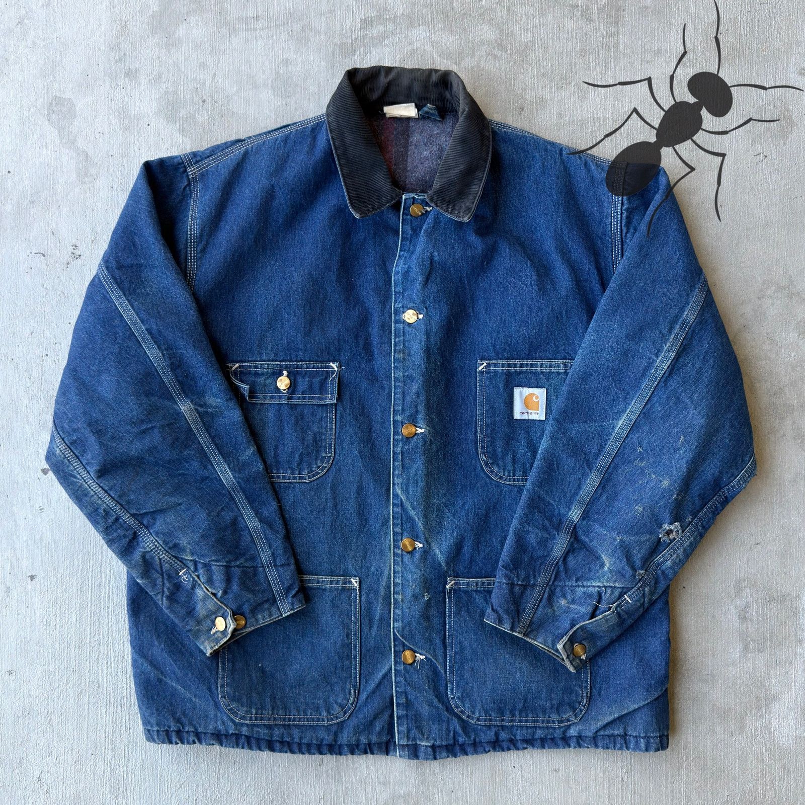 Carhartt × Carhartt Wip × Vintage 80s Carhartt Rare Blue Denim