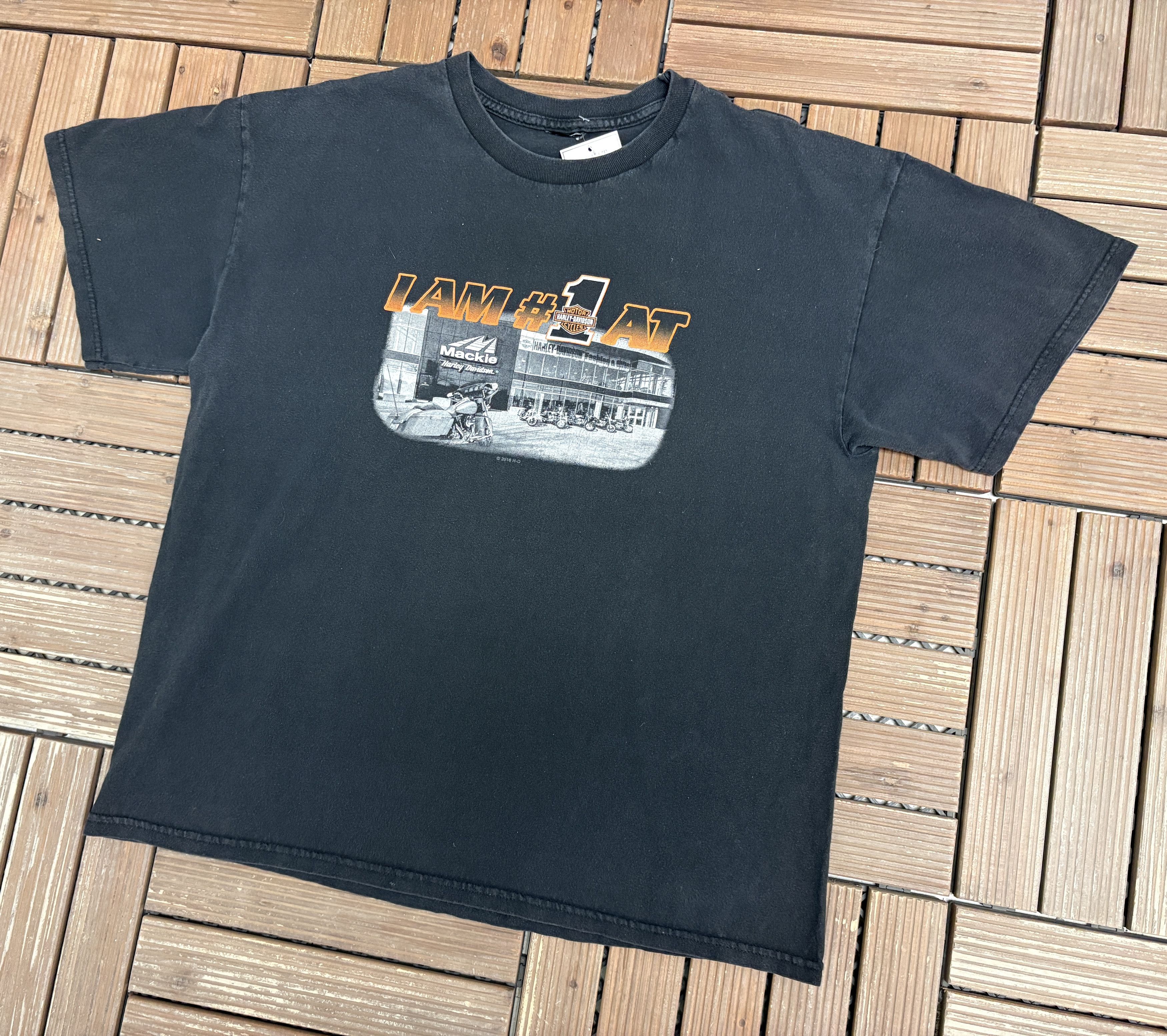 Harley Davidson Harley Davidson Oshawa, Ontario Vintage Tee Size US L / EU 52-54 / 3 - 3 Thumbnail