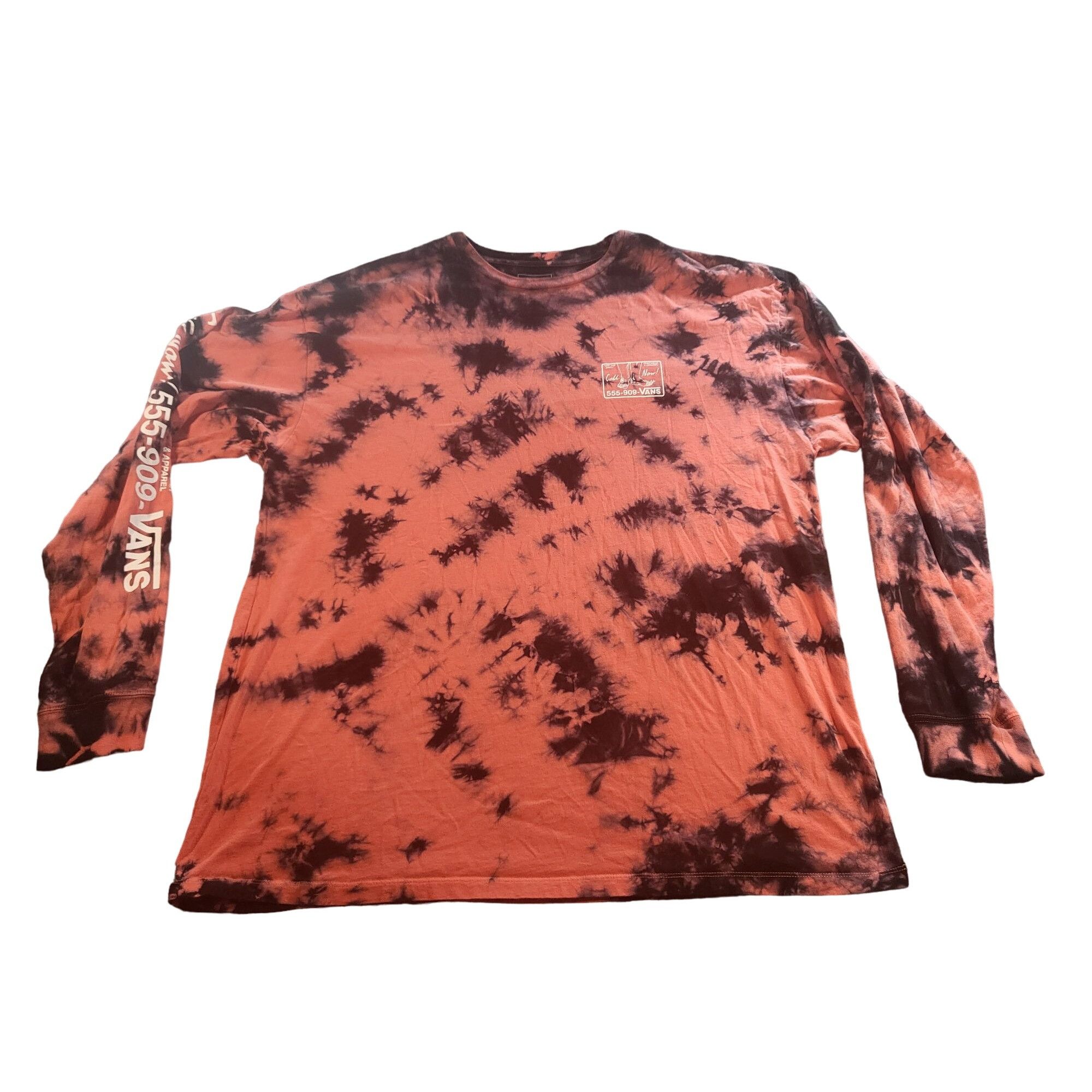 Vans Vans Premium Tie Dye Tshirt Men Sz XXL Double Sided Pink Bla Size US XXL / EU 58 / 5 - 1 Thumbnail