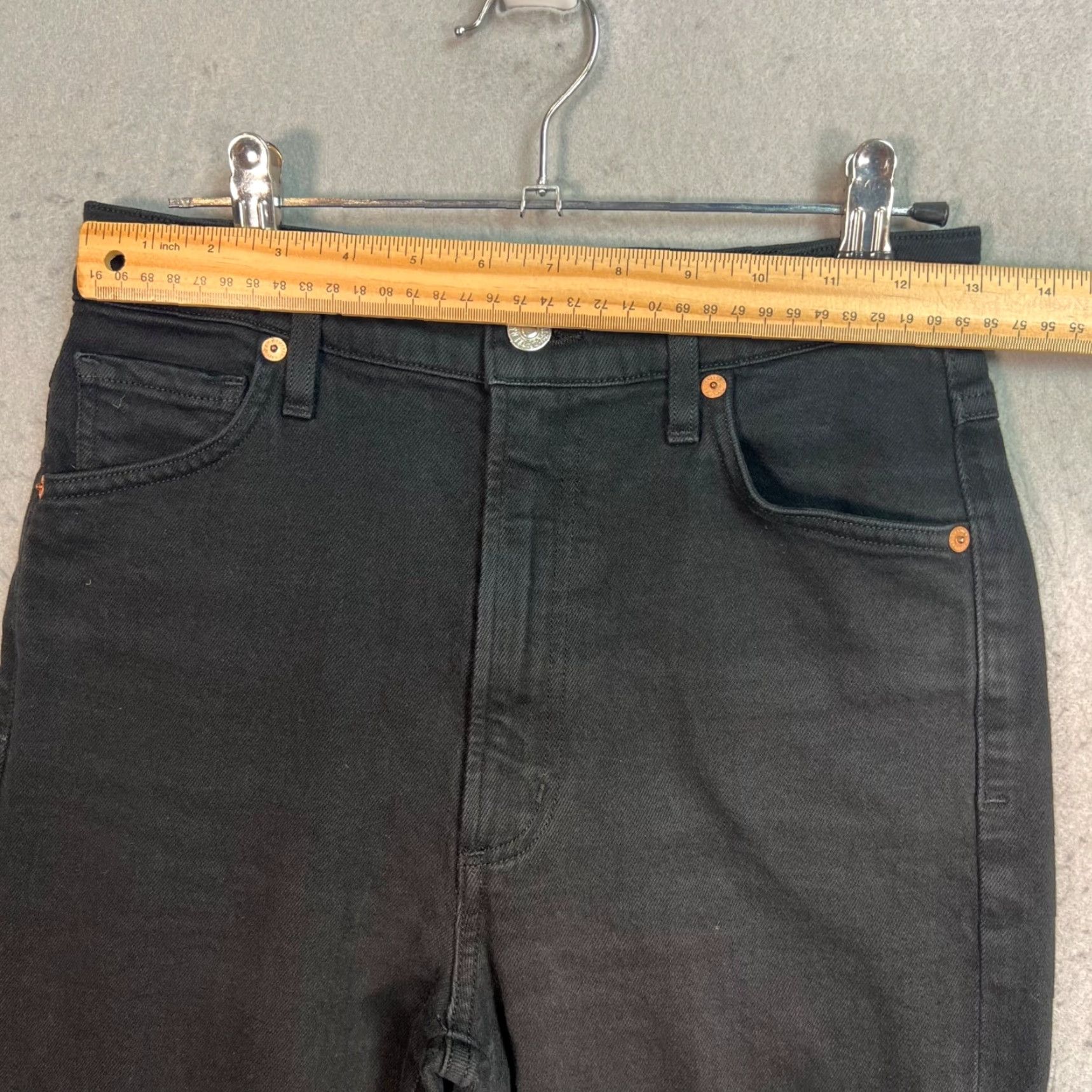 Vintage VINTAGE Wilfred x Citizens Of Humanity Womens 27 Nala Super High Rise Slim Jeans Black Size 27" / US 4 / IT 40 - 7 Thumbnail