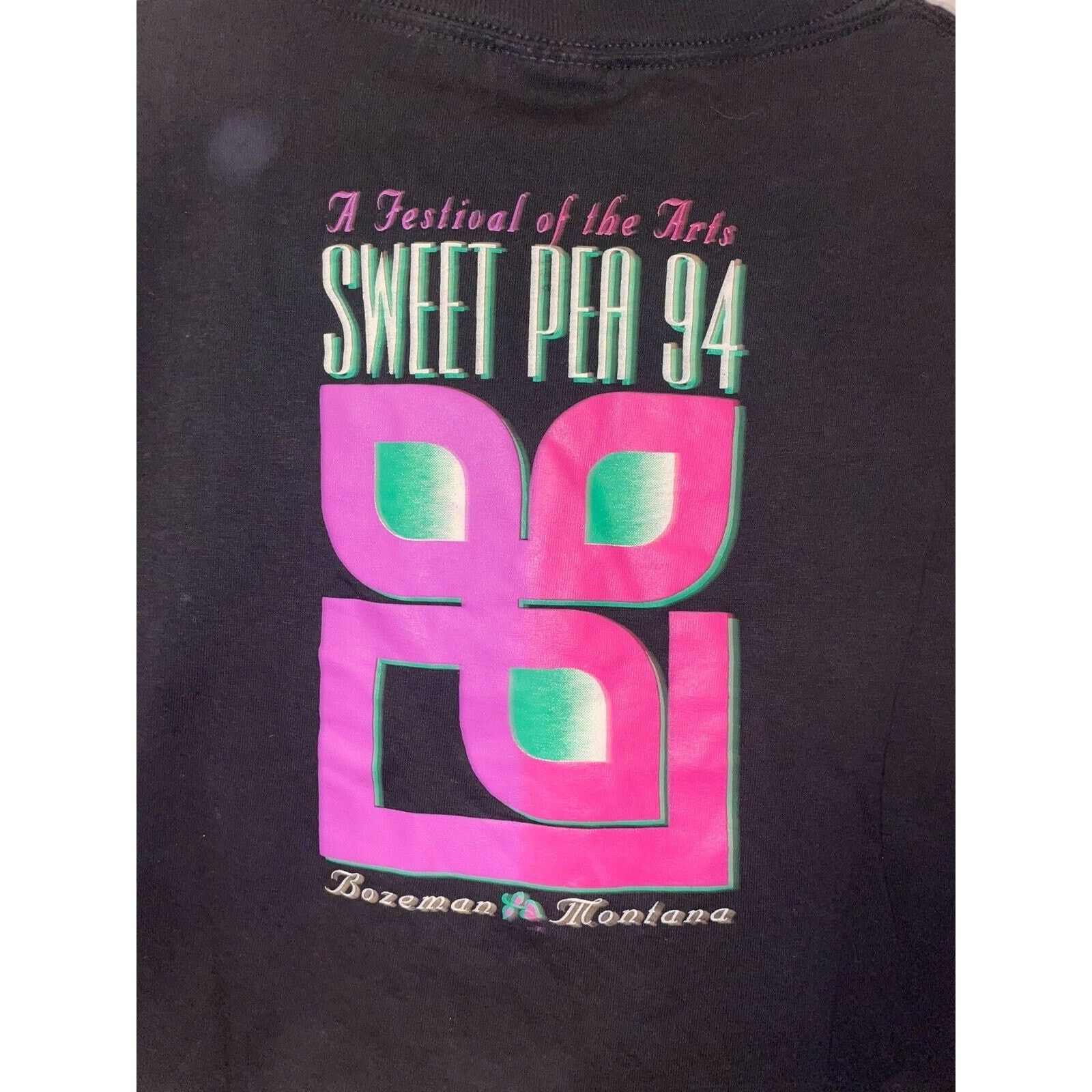 Vintage Vintage Test Print Shirt Sweet Pea 94 Western Black L Tee Size US L / EU 52-54 / 3 - 9 Thumbnail