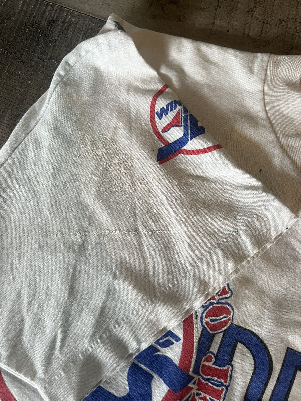 NHL × Russell Athletic 🔥1990🔥 Winnipeg Jets AOP shirt Size US L / EU 52-54 / 3 - 9 Thumbnail