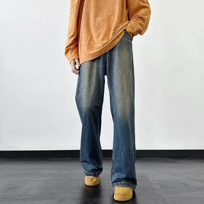 Japanese Brand × Jean Retro loose casual high street jeans Size US 32 / EU 48 - 4 Thumbnail