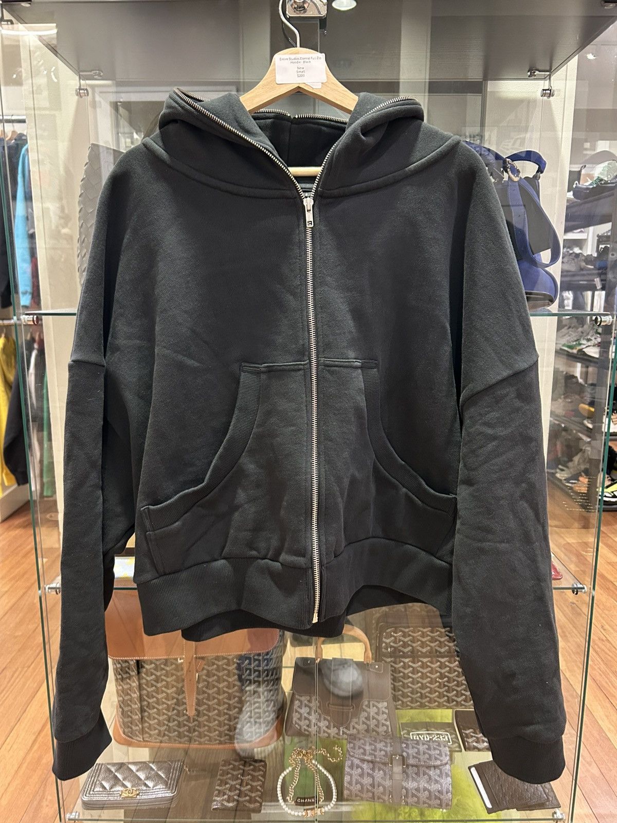Entire Studios Entire Studios Eternal Full Zip Hoodie - Black Size US S / EU 44-46 / 1 - 1 Thumbnail