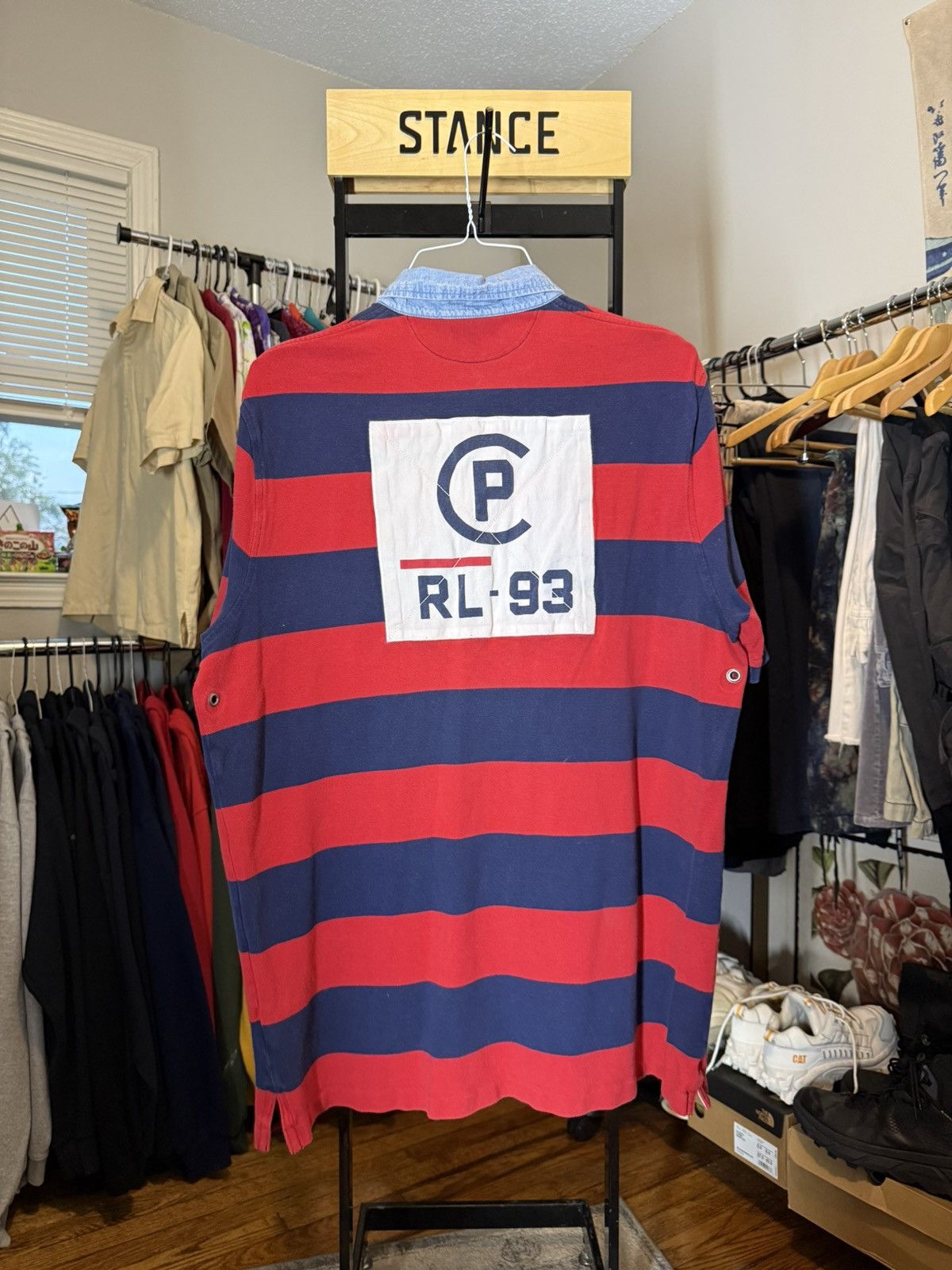 Polo Ralph Lauren RL93 Regatta Nautical Rugby Polo Size US XL / EU 56 / 4 - 2 Thumbnail