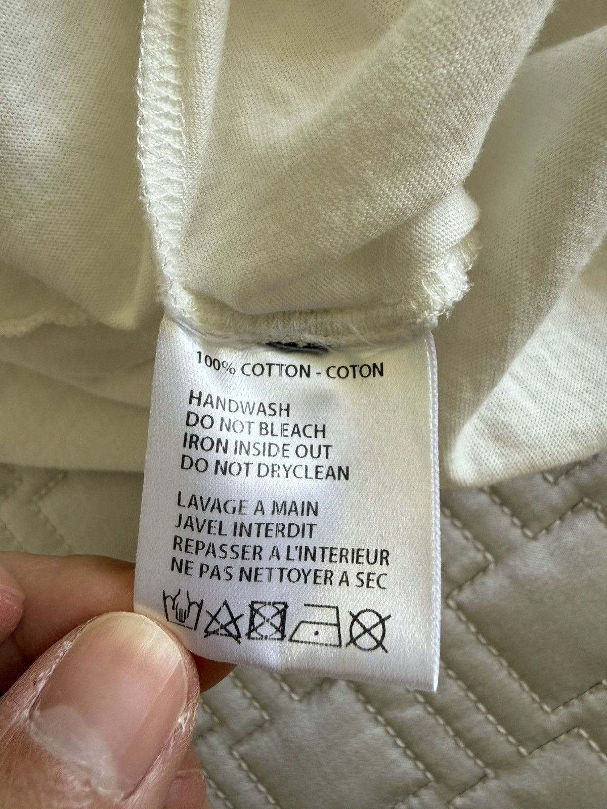 Haider Ackermann Haider Ackermann Somewhere White T-shirt Size US L / EU 52-54 / 3 - 4 Thumbnail