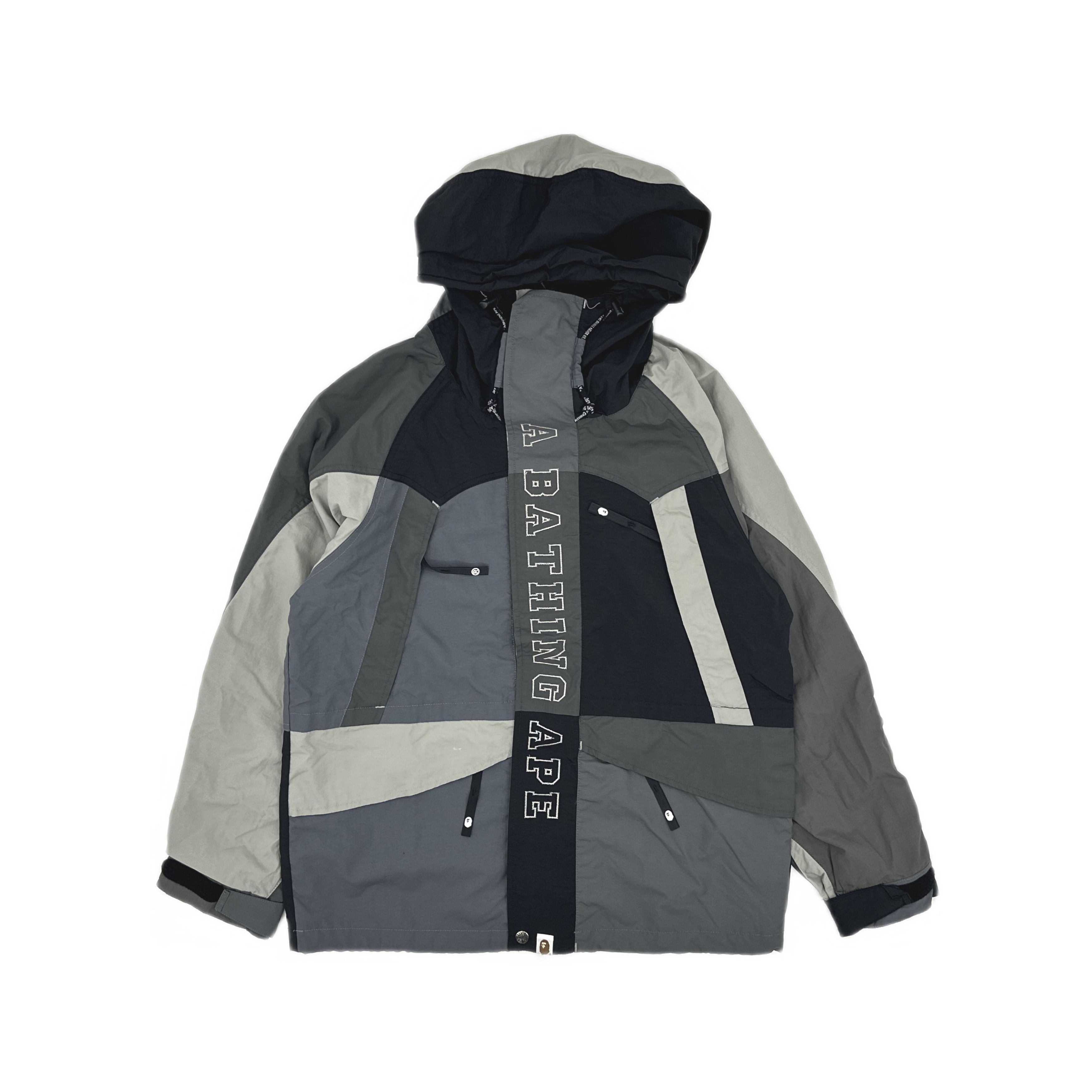 Bape A Bathing Ape Logo Zip Up Windbreaker Size L Size US L / EU 52-54 / 3 - 1 Thumbnail