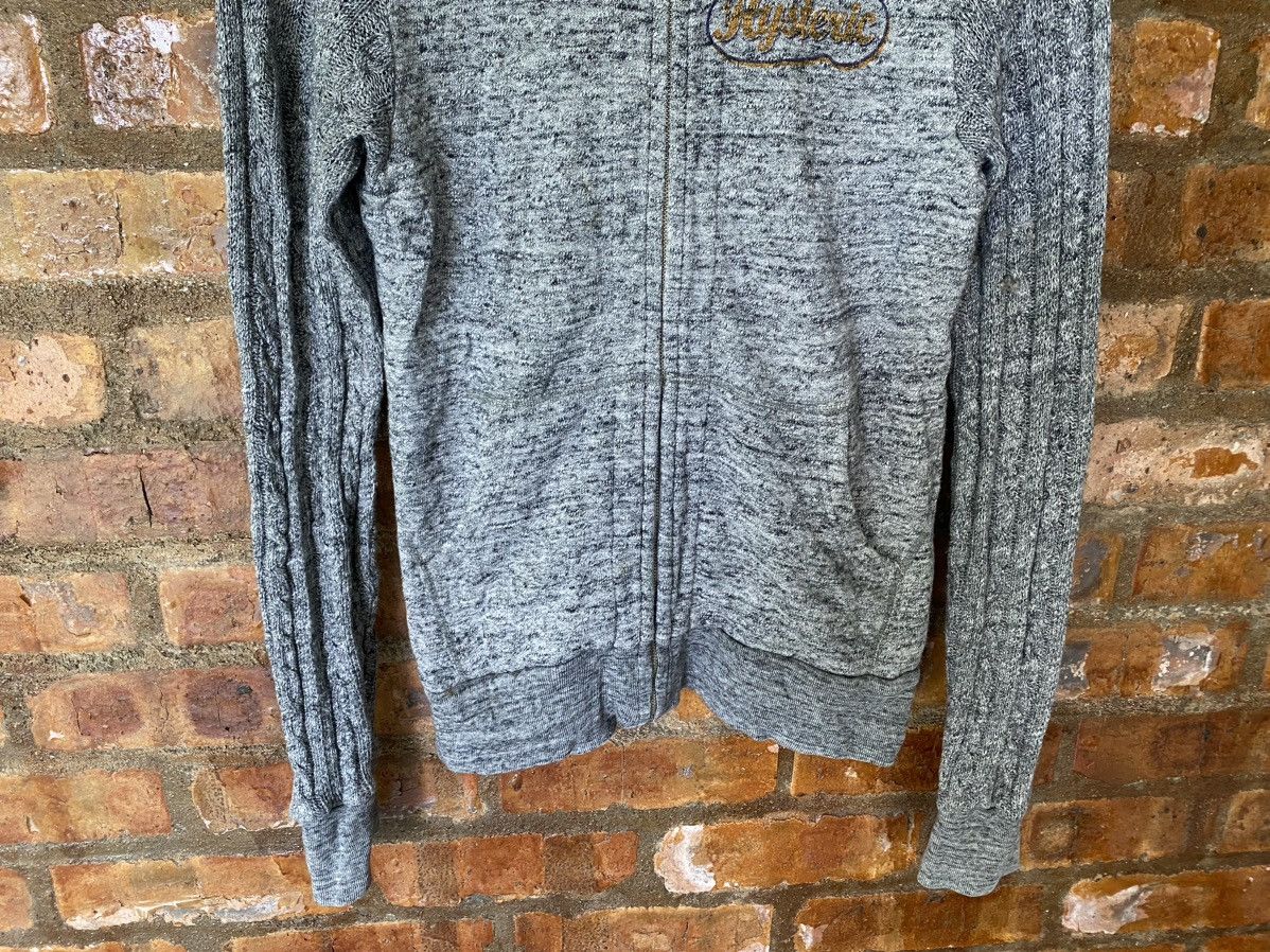 Hysteric Glamour Hysteric Glamour Blend Hybrid sleeve knit hoodie Size S / US 4 / IT 40 - 4 Thumbnail
