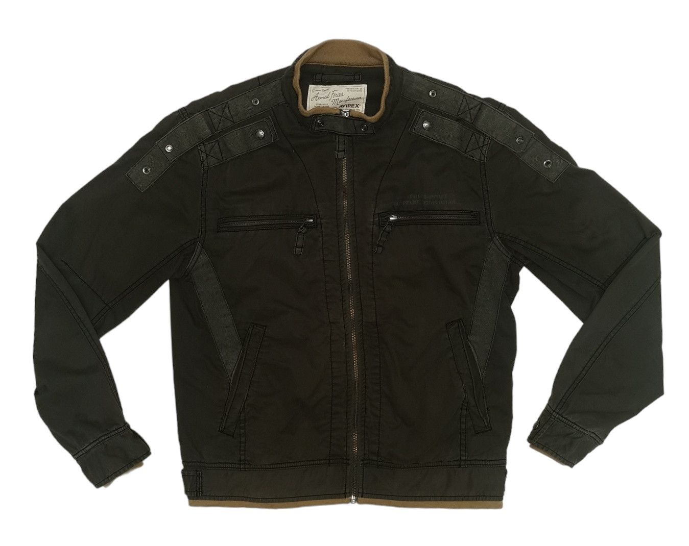 Avirex × Vintage Avirex Military Bomber Jacket Size US S / EU 44-46 / 1 - 1 Thumbnail