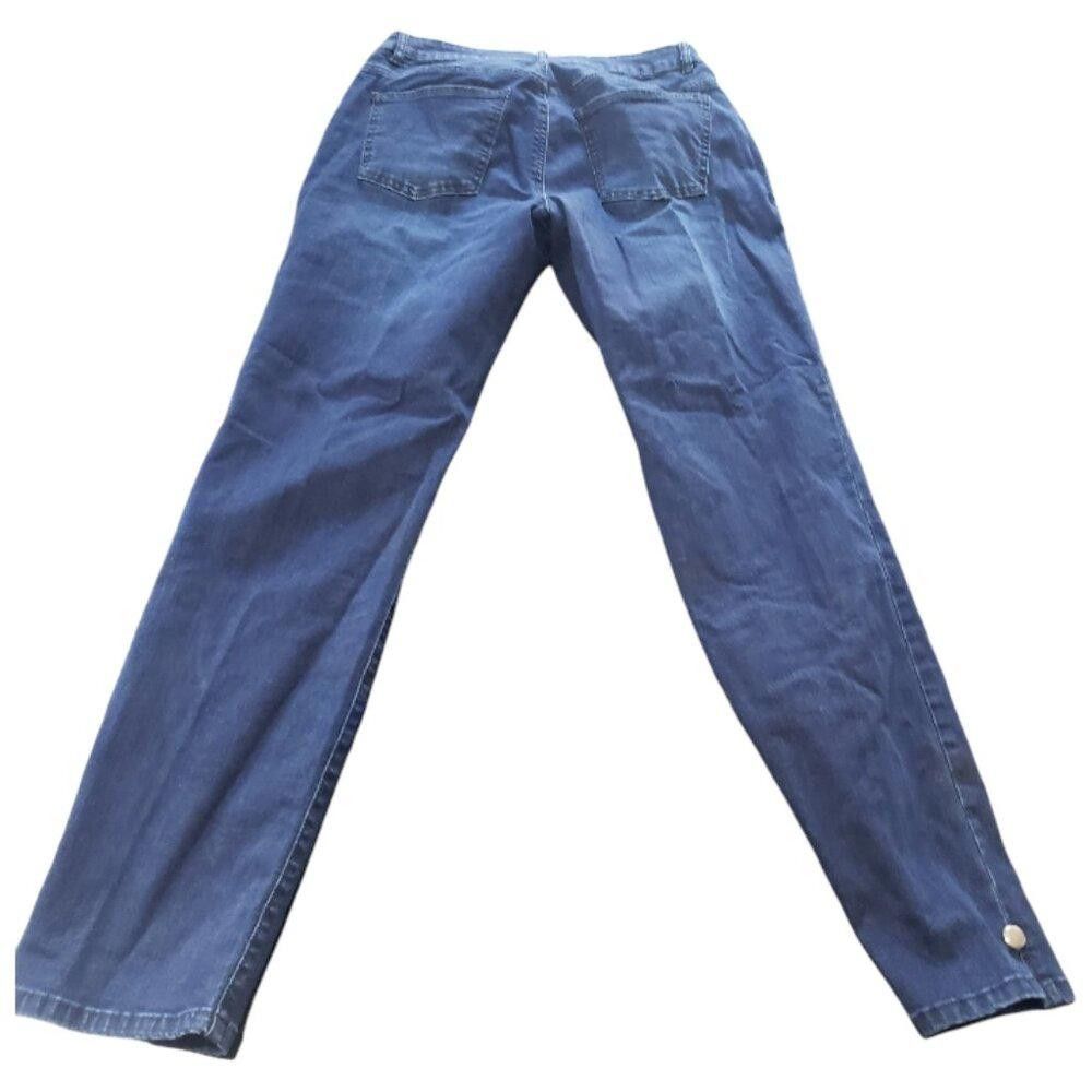 Designer Ct1486 Ethyl Blue Denim Straight Leg Jean 8 Size 30" / US 8 / IT 44 - 4 Thumbnail
