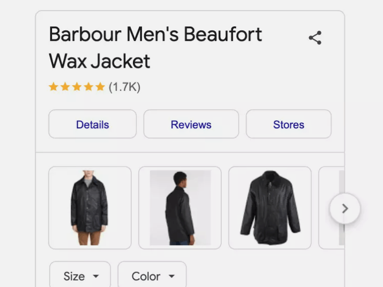 Barbour size 34 ~ U.K. Made - Barbour Beaufort Wax Jacket MSRP$495 Size US XXS / EU 40 - 5 Thumbnail