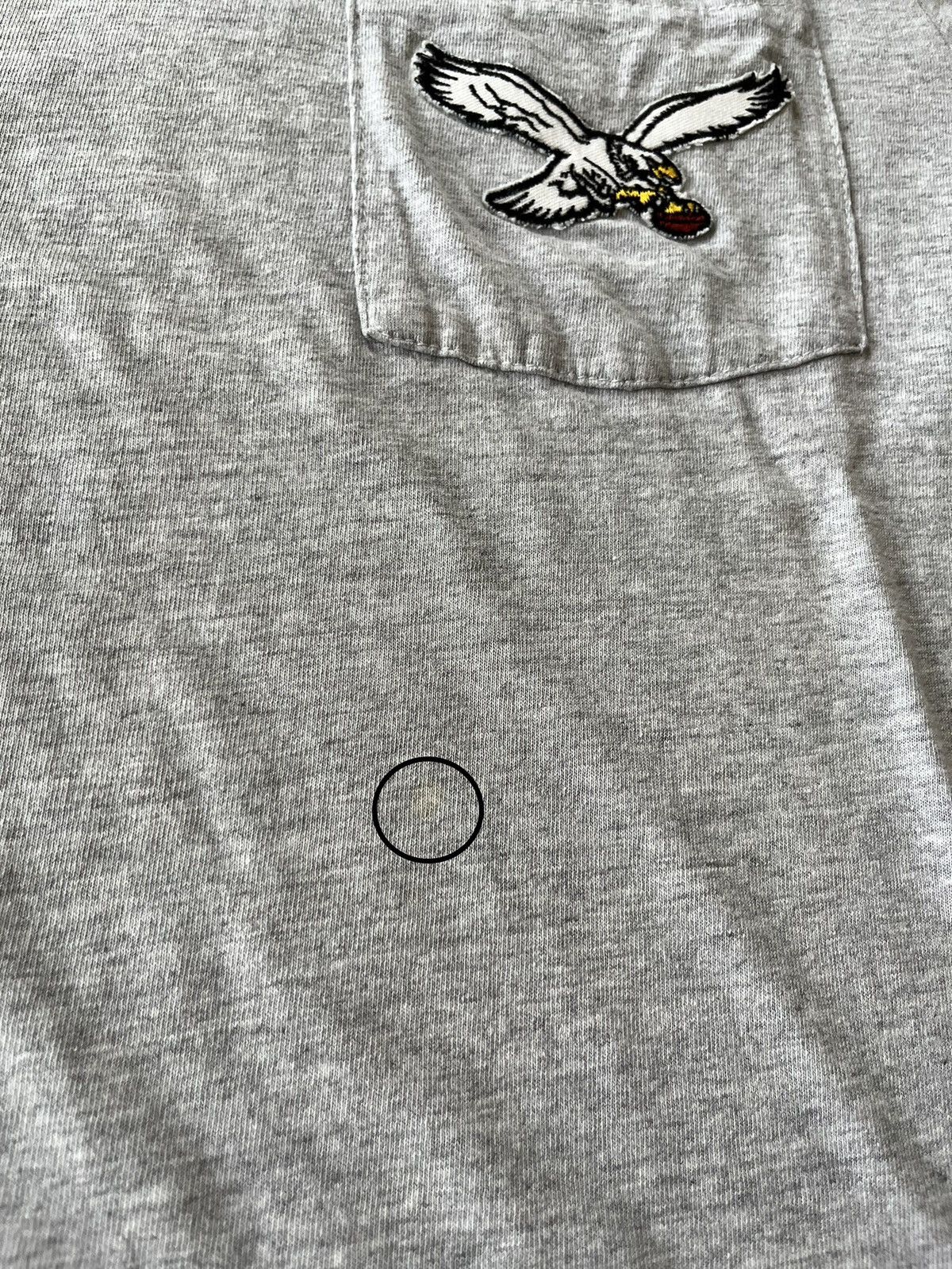 Fruit Of The Loom RARE VINTAGE 80’S NFL PHILADELPHIA EAGLES BLANK T-SHIRT Size US M / EU 48-50 / 2 - 7 Thumbnail