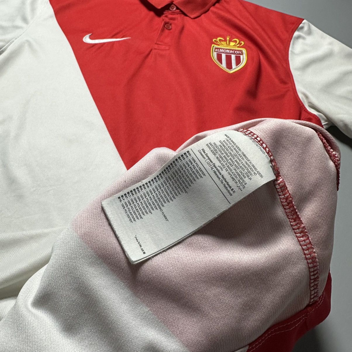 Nike MONACO NIKE 2014/2015 FOOTBALL HOME JERSEY #10 BERBATOV Size US L / EU 52-54 / 3 - 12 Thumbnail