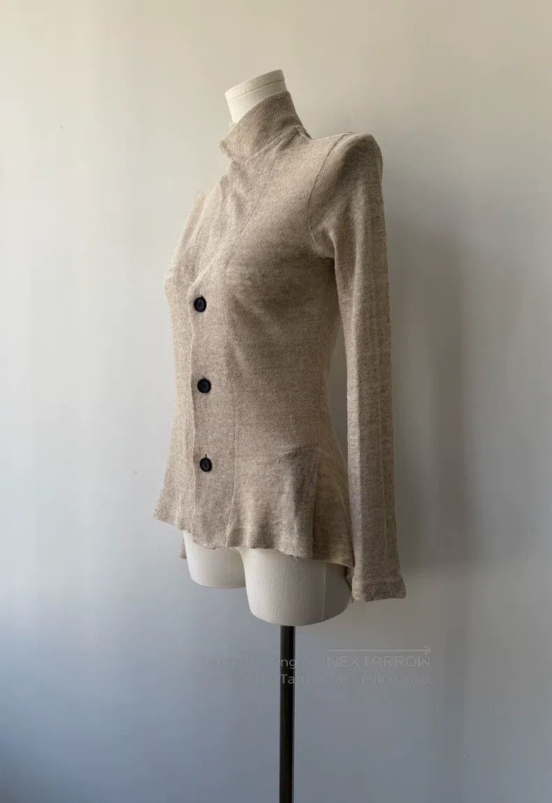 Yohji Yamamoto Yohji Yamamoto 19SS Linen Cardigan Jacket Size XS / US 0-2 / IT 36-38 - 3 Thumbnail