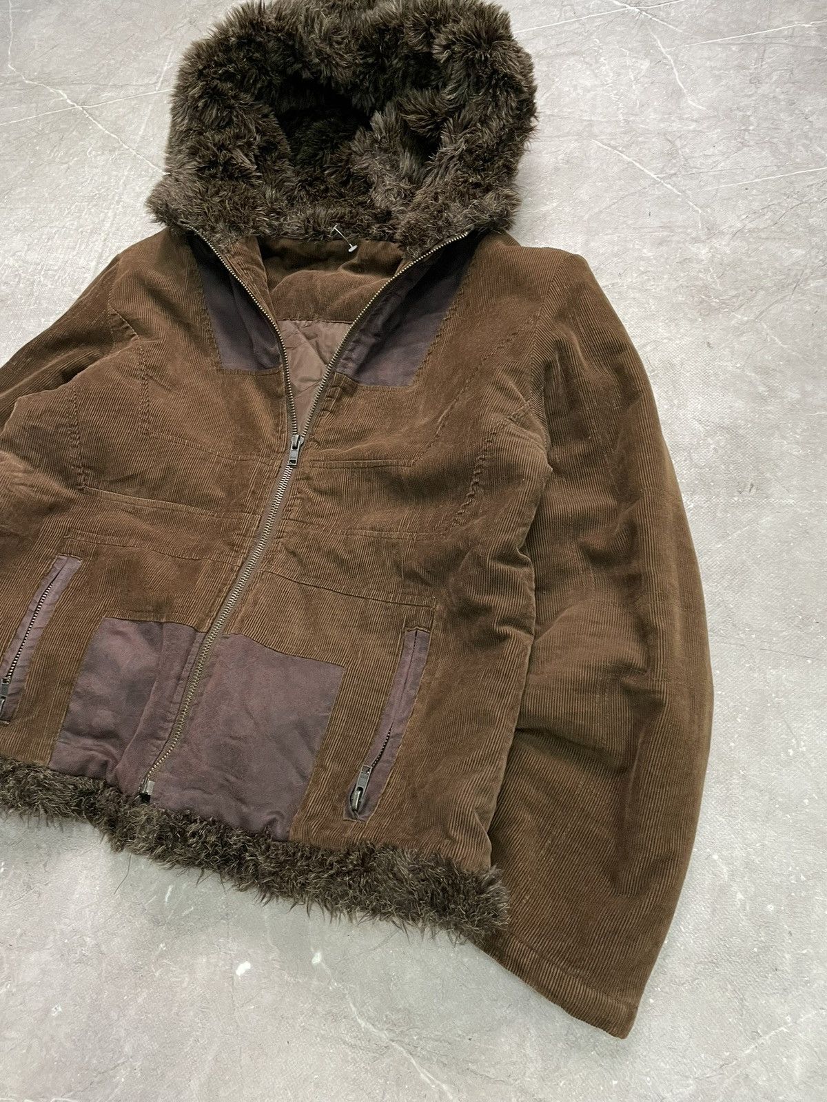 If Six Was Nine If six was nine corduroy jacket faux fur opium Y2K cozy Size US M / EU 48-50 / 2 - 6 Thumbnail
